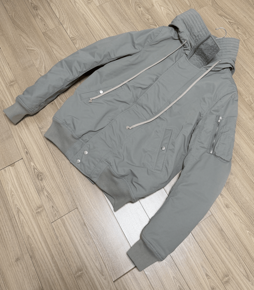 Rick Owens Rick Owens DRKSHDW FW17 Hooded Bomber Jacket DU17F2764-MU Size US M / EU 48-50 / 2 - 5 Thumbnail