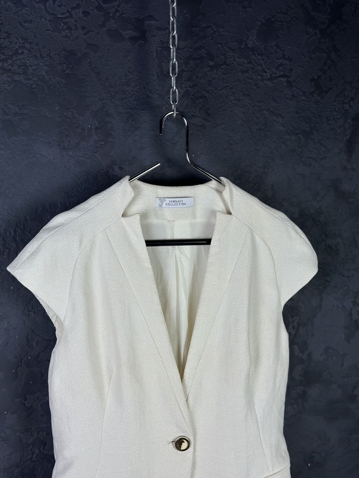Versace Gianni Versace Beige Women’s Vest Designer Size 44 Size M / US 6-8 / IT 42-44 - 2 Thumbnail