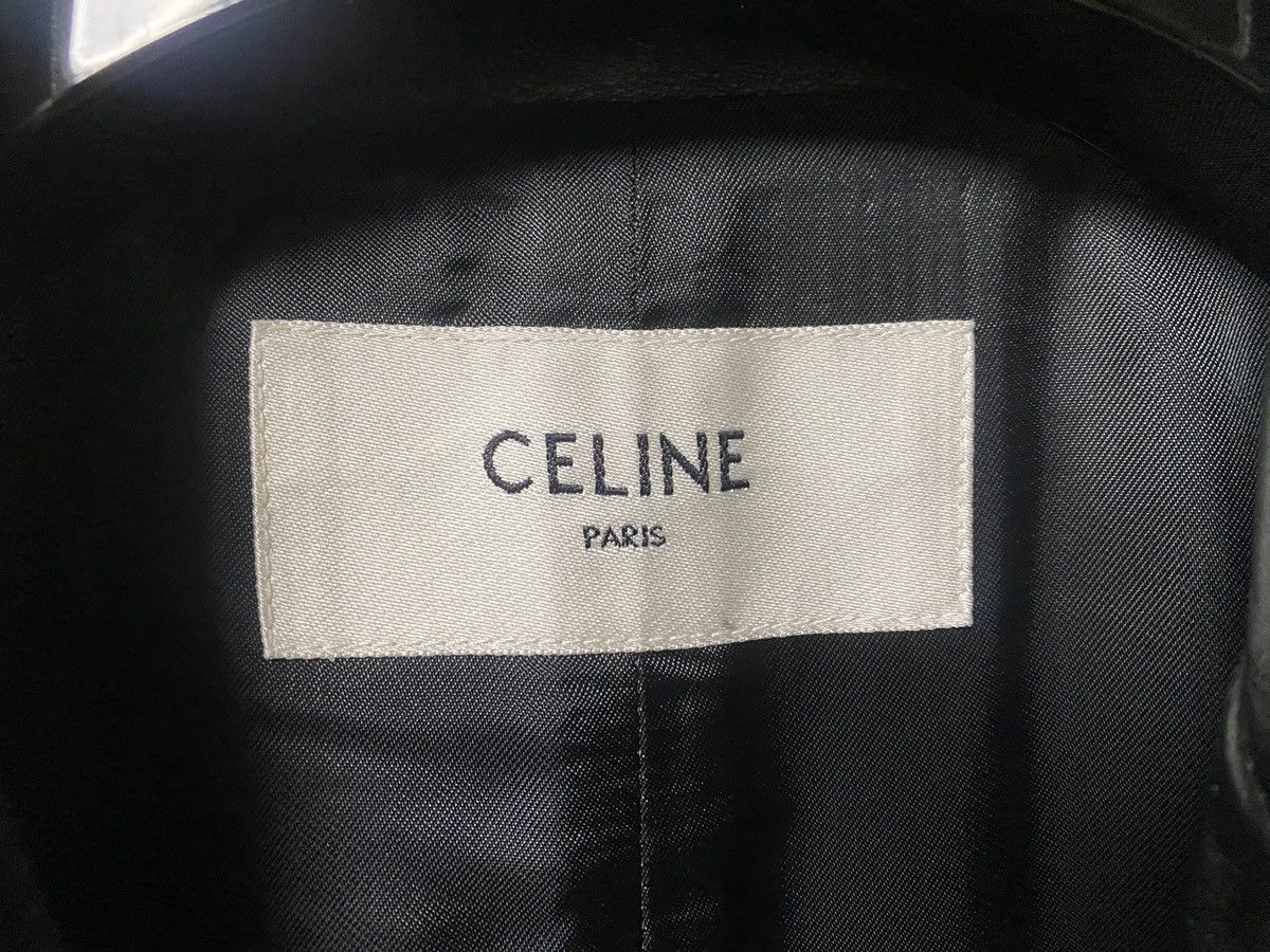 Celine × Hedi Slimane aw23 celine leather leather jacket oversized hedi slimane Size US S / EU 44-46 / 1 - 7 Thumbnail