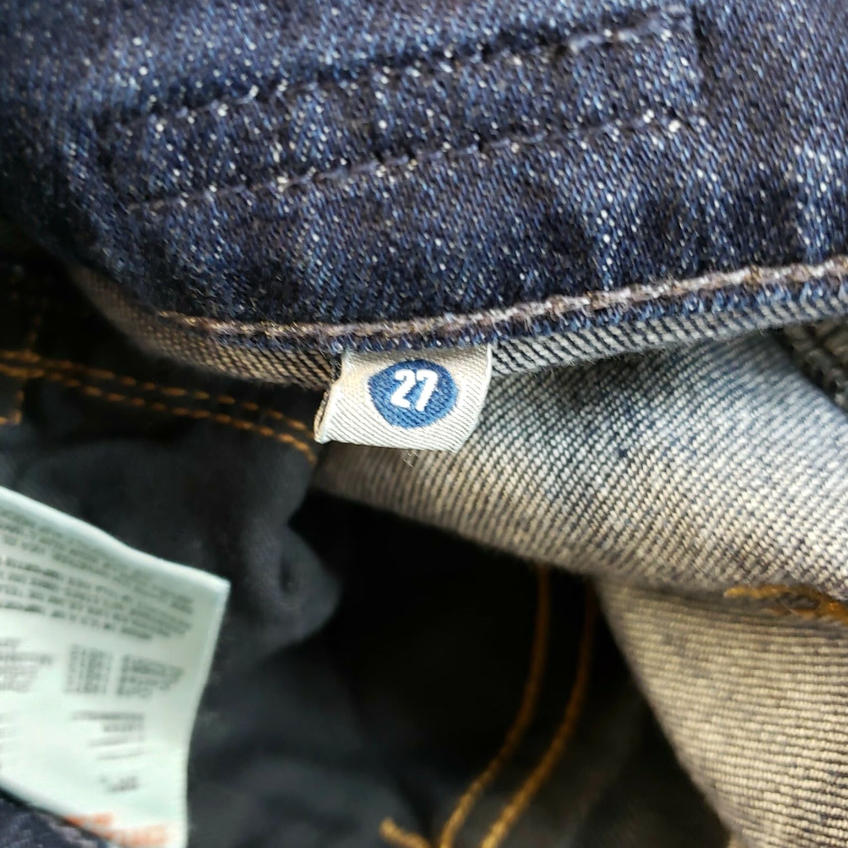 Citizens Of Humanity Citizens of Humanity Womens Dani Cropped Jeans Sz 27 Blue Dark Wash Cropped Straight Leg Denim Cotton Blend Zip Button Rise 8.5 Inseam 23 In Womens Size 27" / US 4 / IT 40 - 7 Thumbnail