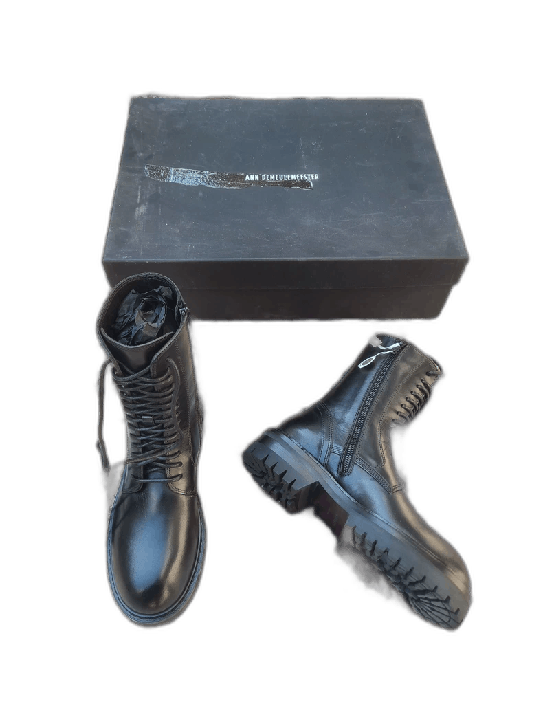 Ann Demeulemeester New Ann Demeulemeester Women's Leather Boots Size US 6 / IT 36 - 1 Thumbnail