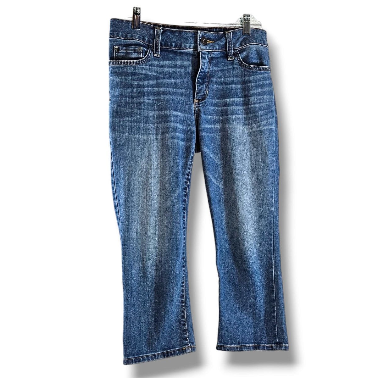 St. Johns Bay EUC St. John's Bay Mid Rise Relaxed Capri Jeans Sz. 8Px20 Size 30" / US 8 / IT 44 - 2 Thumbnail