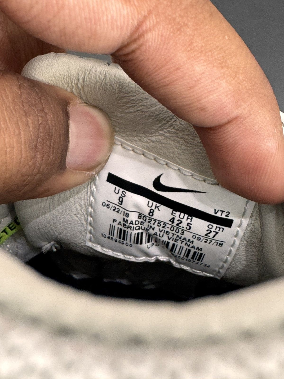 Fear of God × Nike Nike Air Skylon FOG Light Bone Size 9 (2019) Size US 9 / EU 42 - 9 Thumbnail