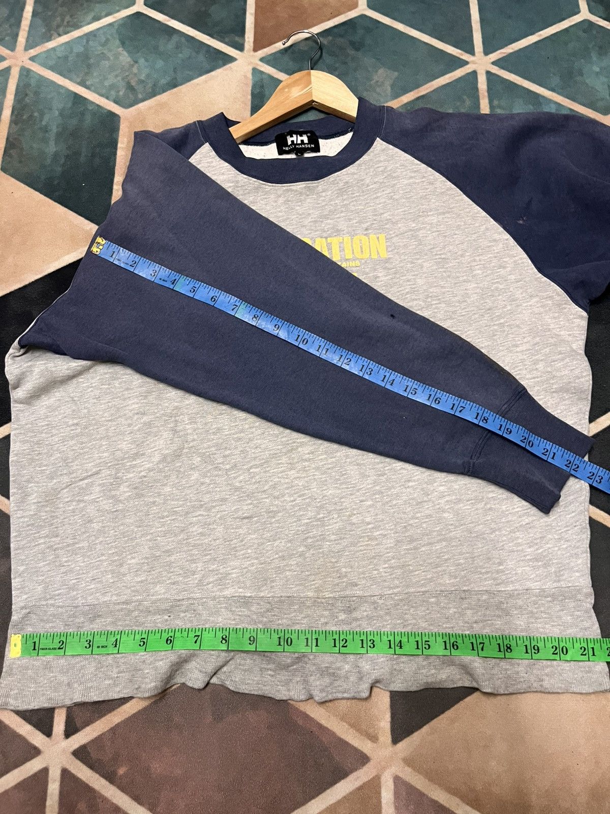 Helly Hansen 💥Vintage Helly hansen BOXY CUT distressed faded EXHILARATION Size US L / EU 52-54 / 3 - 12 Thumbnail