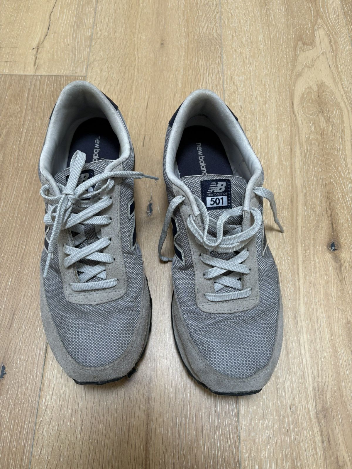 New Balance Grey/Navy 501 ML501GN Size US 10 / EU 43 - 15 Thumbnail