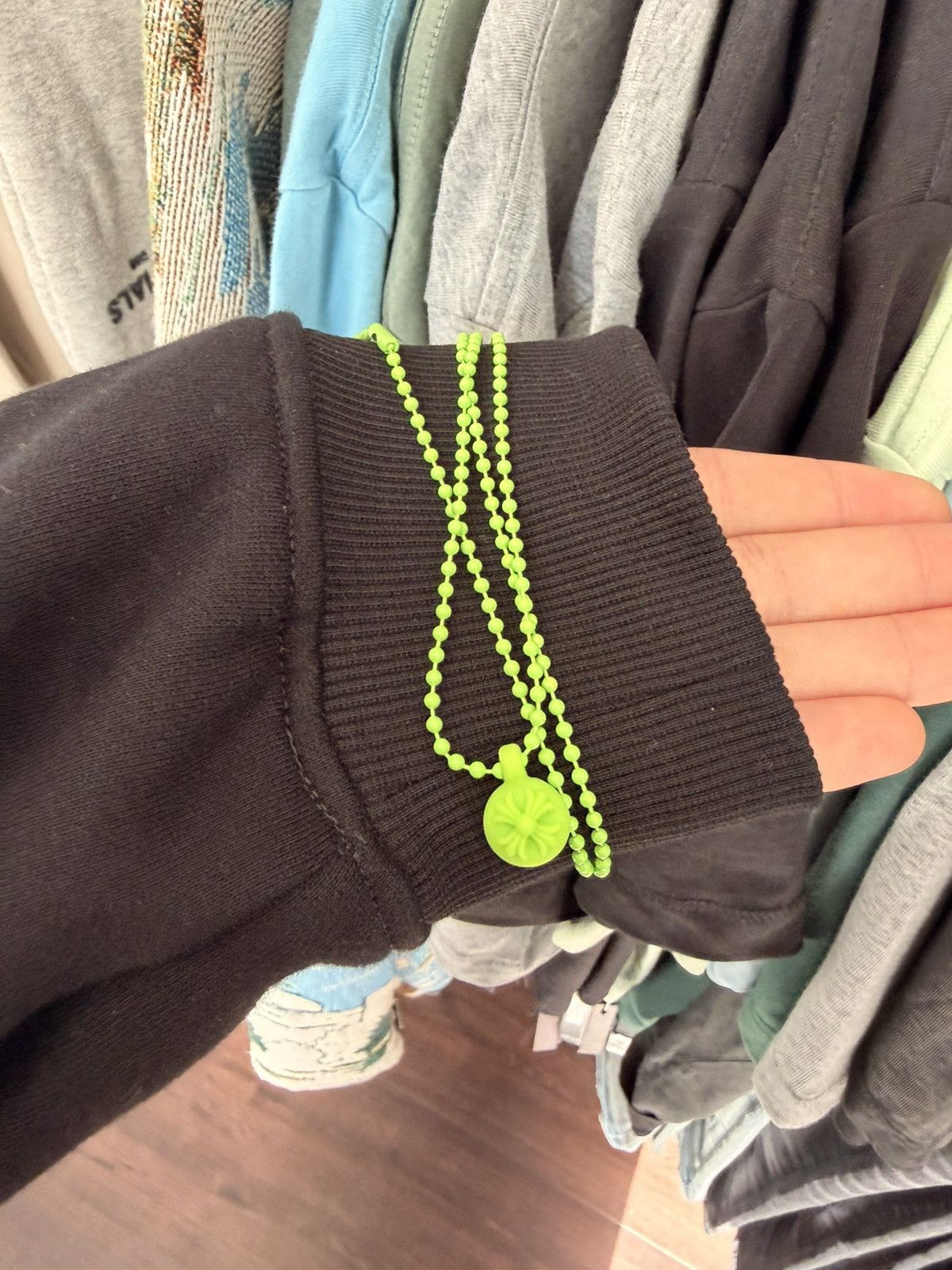 Chrome Hearts Chrome Heart Crossball Chain Silicone Size ONE SIZE - 1 Thumbnail