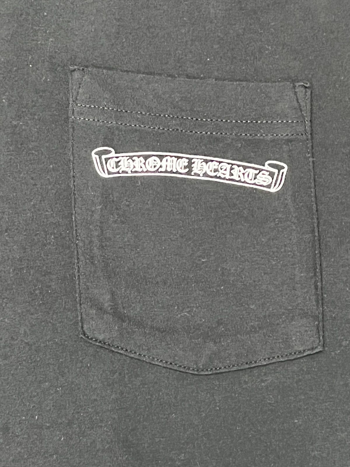 Chrome Hearts Chrome Hearts NYC Exclusive Scroll Logo Tee Size US L / EU 52-54 / 3 - 4 Thumbnail