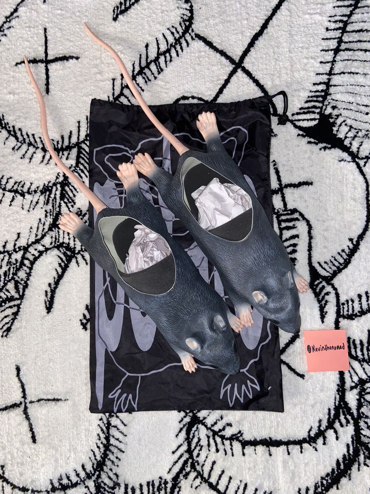 image of Imran Potato Rat Slippers in Grey, Men's (Size 12)