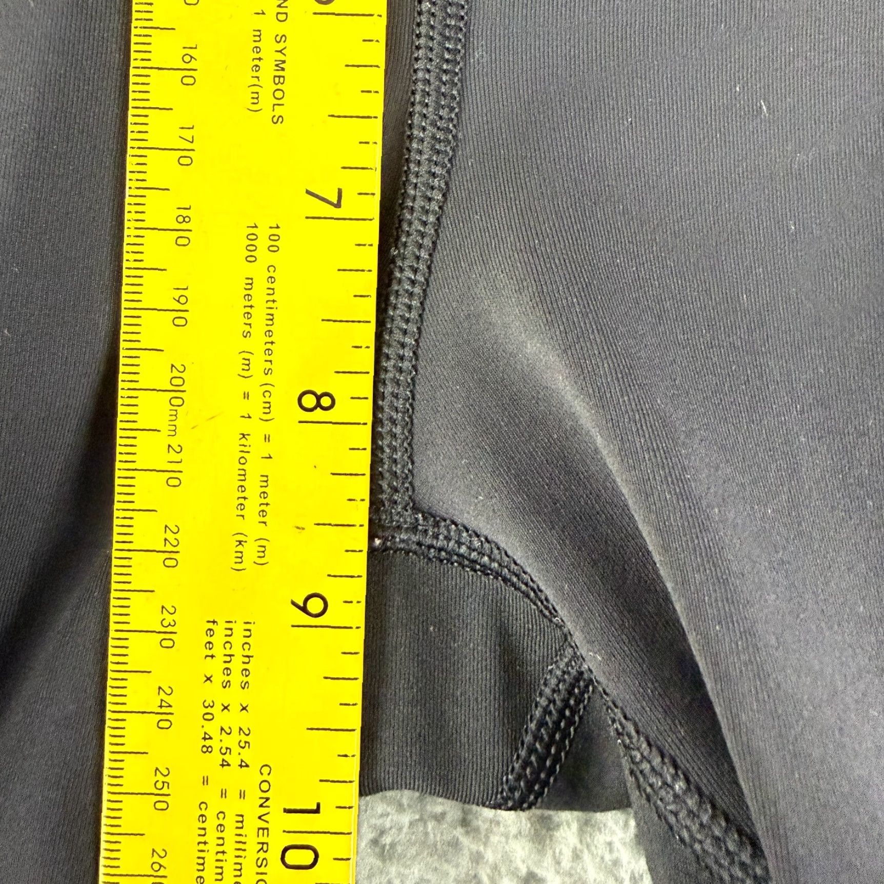 Lululemon Lululemon Run Reflect Crop Leggings Womens Size 8 Black Pink Side Zippers Yoga Size 30" / US 8 / IT 44 - 7 Thumbnail