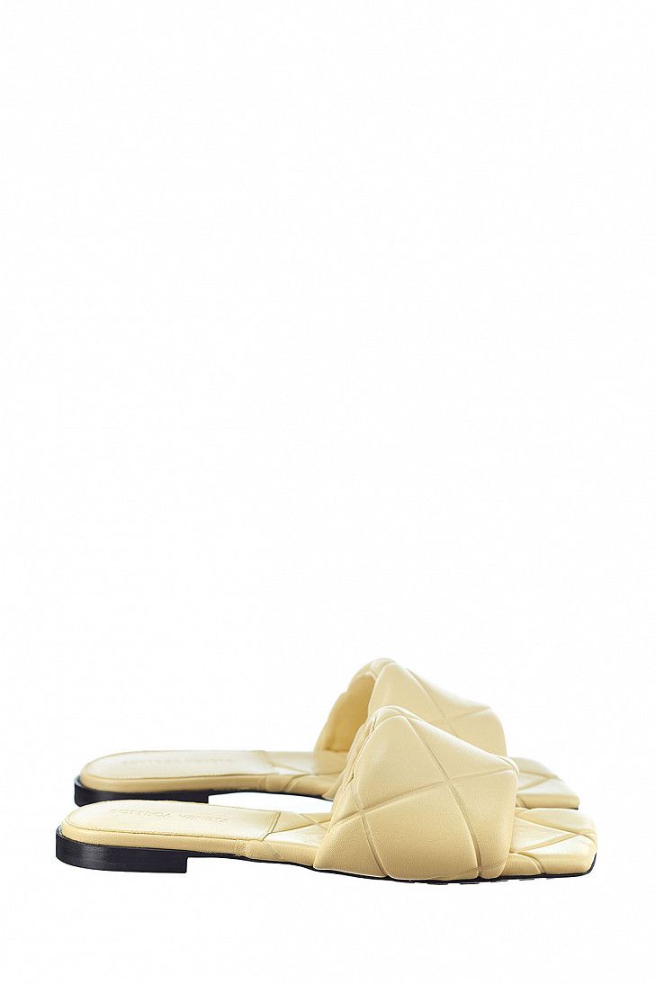 Bottega Veneta o1bcso1str0924 Lido Sandals in Ivory Size US 5 / IT 35 - 3 Thumbnail