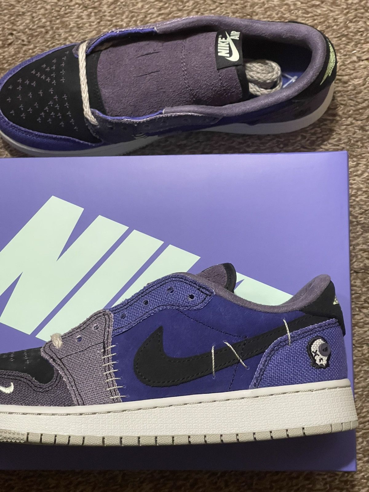 Nike *New* ZW x Nike Air Jordan 1 Low Retro OG Voodoo Alternate Size US 7 / EU 40 - 8 Thumbnail