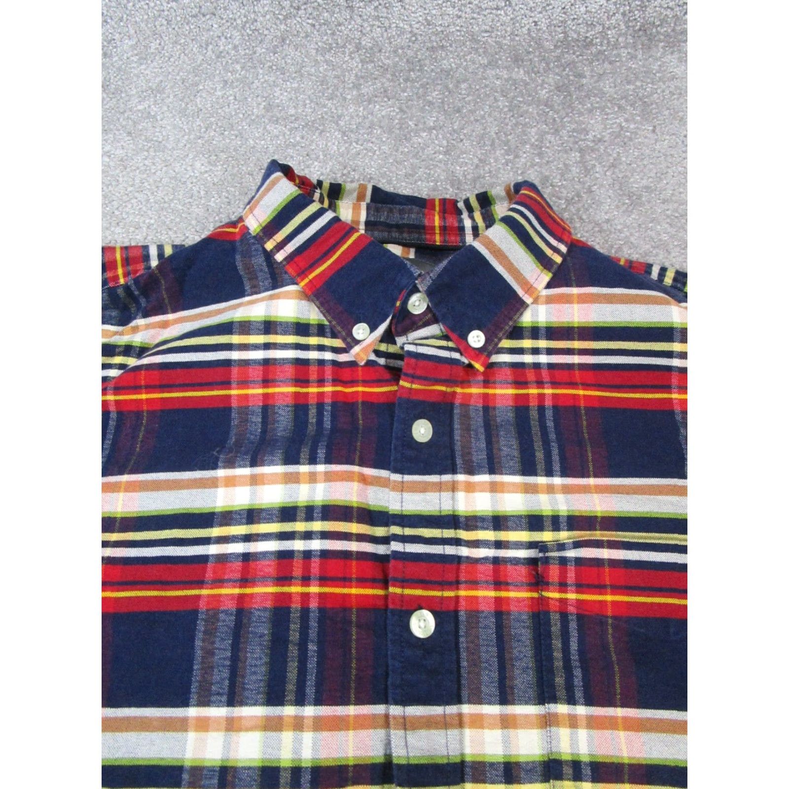 Vintage VINTAGE L.L. Bean Flannel Shirt Plaid Mens XL Tall Blue Red Beige Cotton Button-Up Size US XL / EU 56 / 4 - 2 Thumbnail