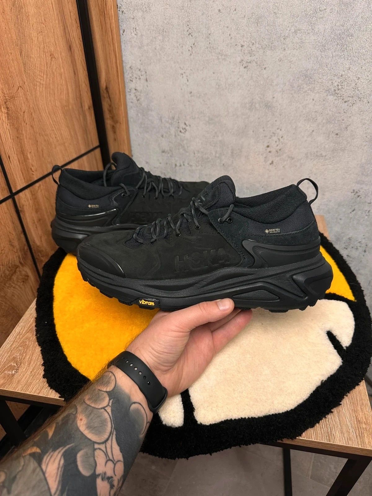 Hoka Hoka Kaha 3 Low GTX shoes gore Tex sneakers black size US12 Size US 12 / EU 45 - 1 Thumbnail