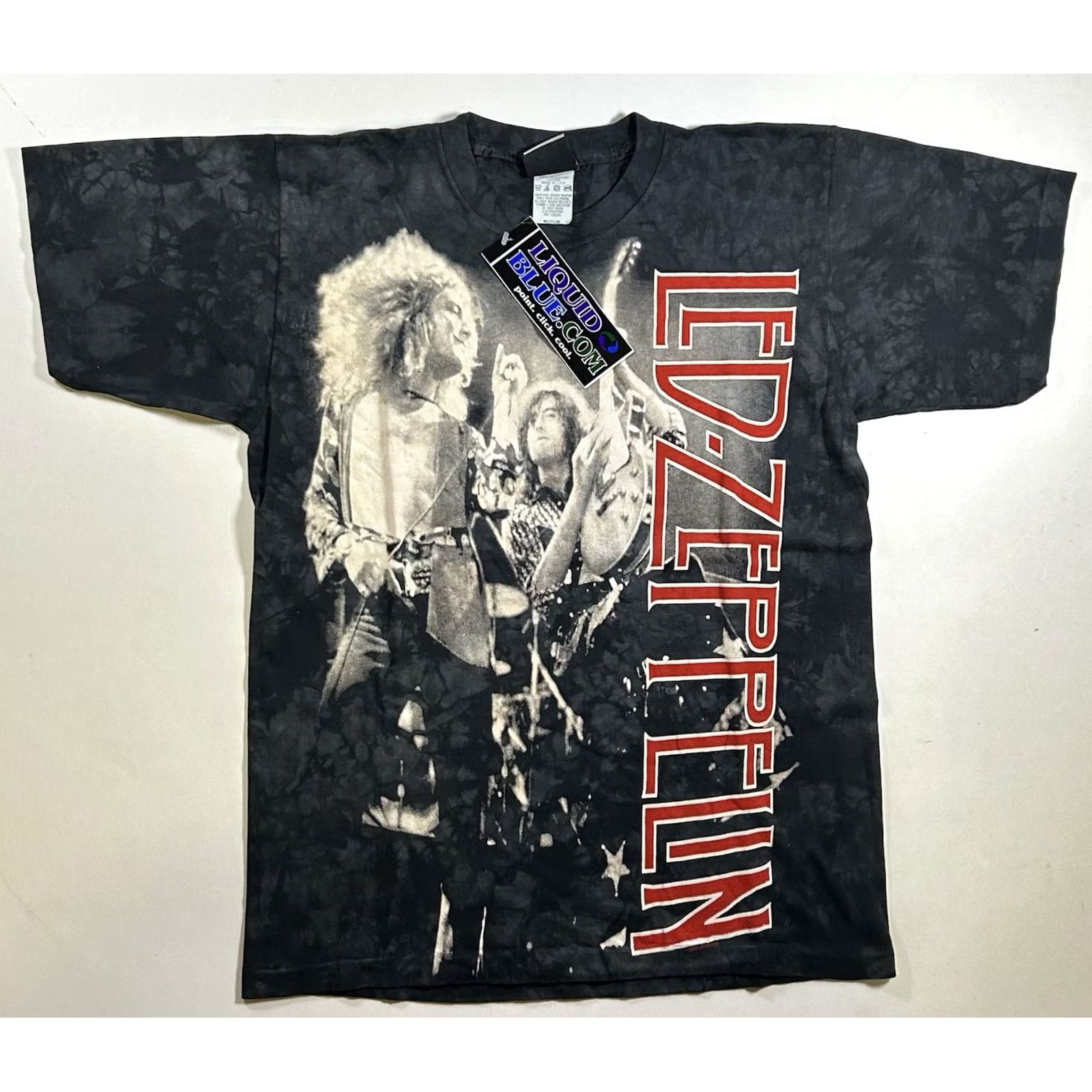 Liquid Blue VINTAGE Liquid Blue Led Zeppelin Tie Dye T Shirt Mens M Gray 2004 Y2K Brand New Cotton Crew Neck Short Sleeve Band Rock Music Shirt Mens Size US M / EU 48-50 / 2 - 2 Thumbnail