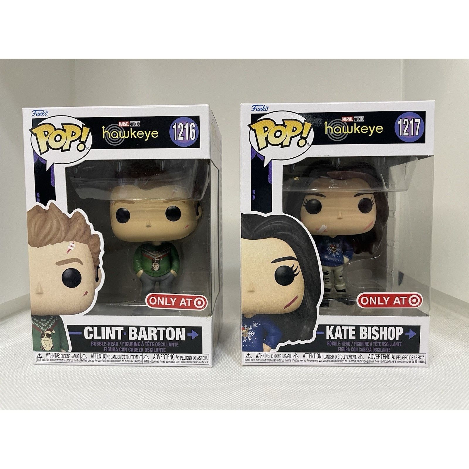 Marvel Comics Funko Pop Kate Bishop & Clint Barton Target Excl 1217 & 1216 Size ONE SIZE - 1 Thumbnail