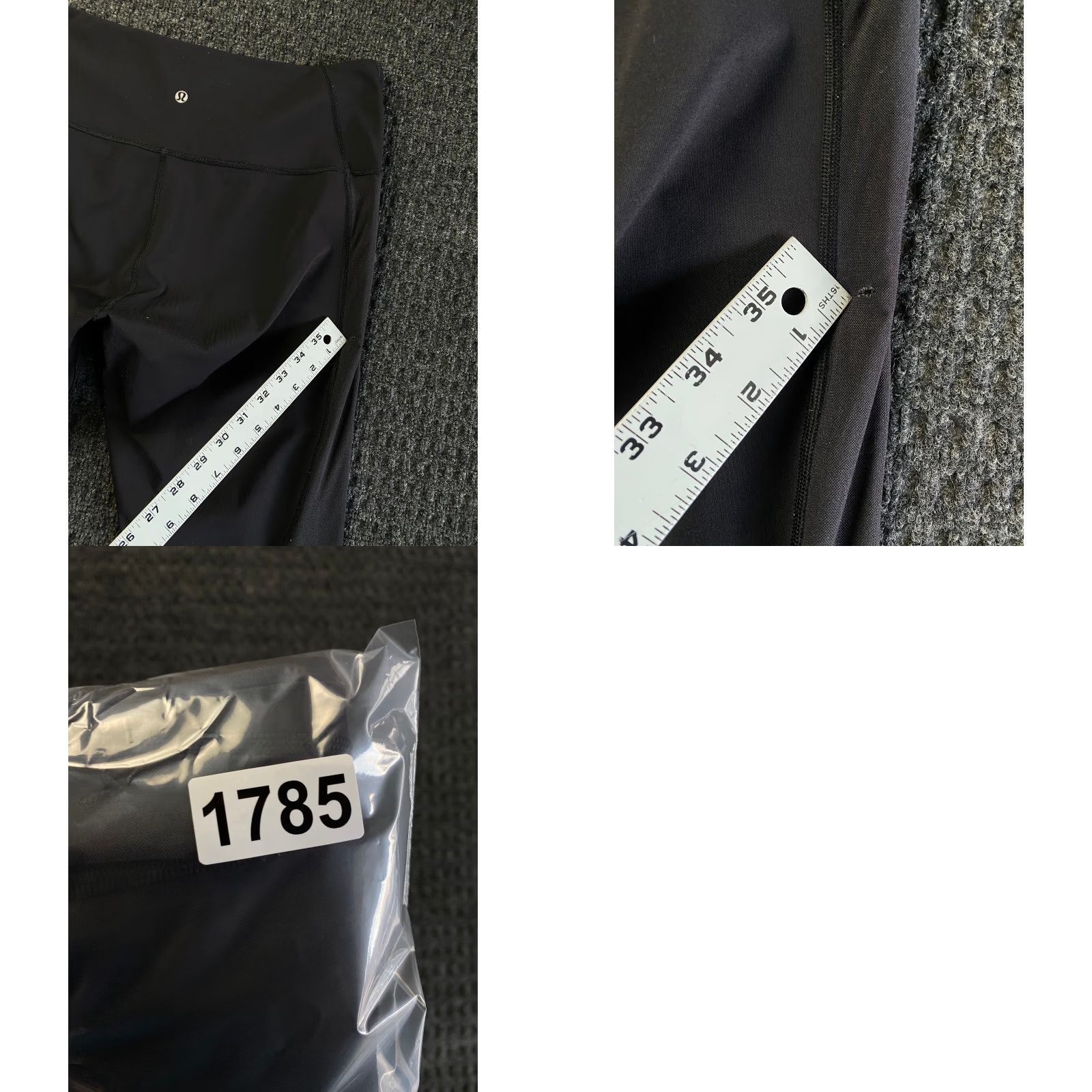 Lululemon VINTAGE Lululemon Align High Rise Cropped 21” Yoga Pants Black 12 LW6AEISX10217 Size 34" / US 12 / IT 48 - 8 Thumbnail