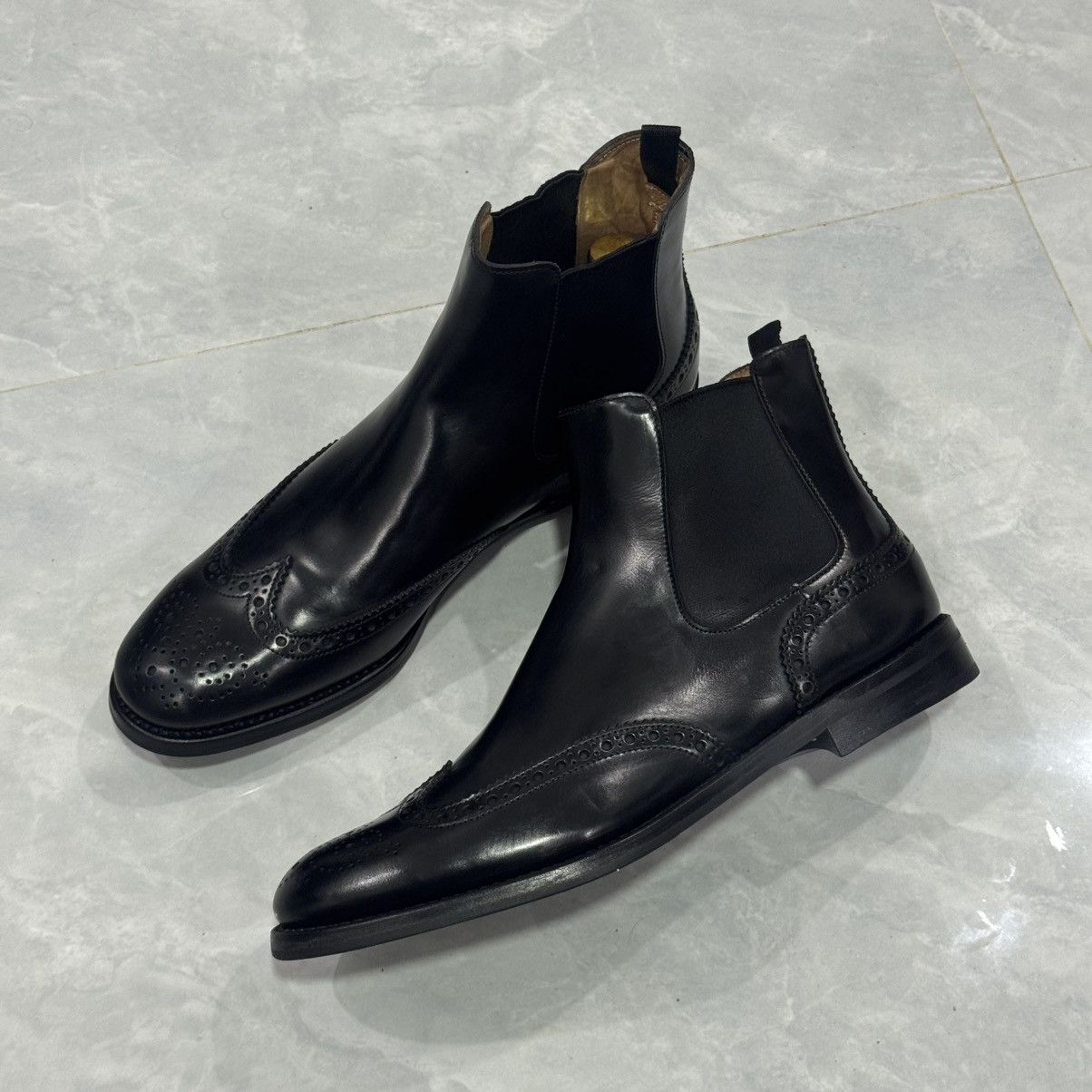 Church's Church’s Ketsby WG Polished Binder Brogue Chelsea Boots🖤 Size US 11 / IT 41 - 15 Thumbnail
