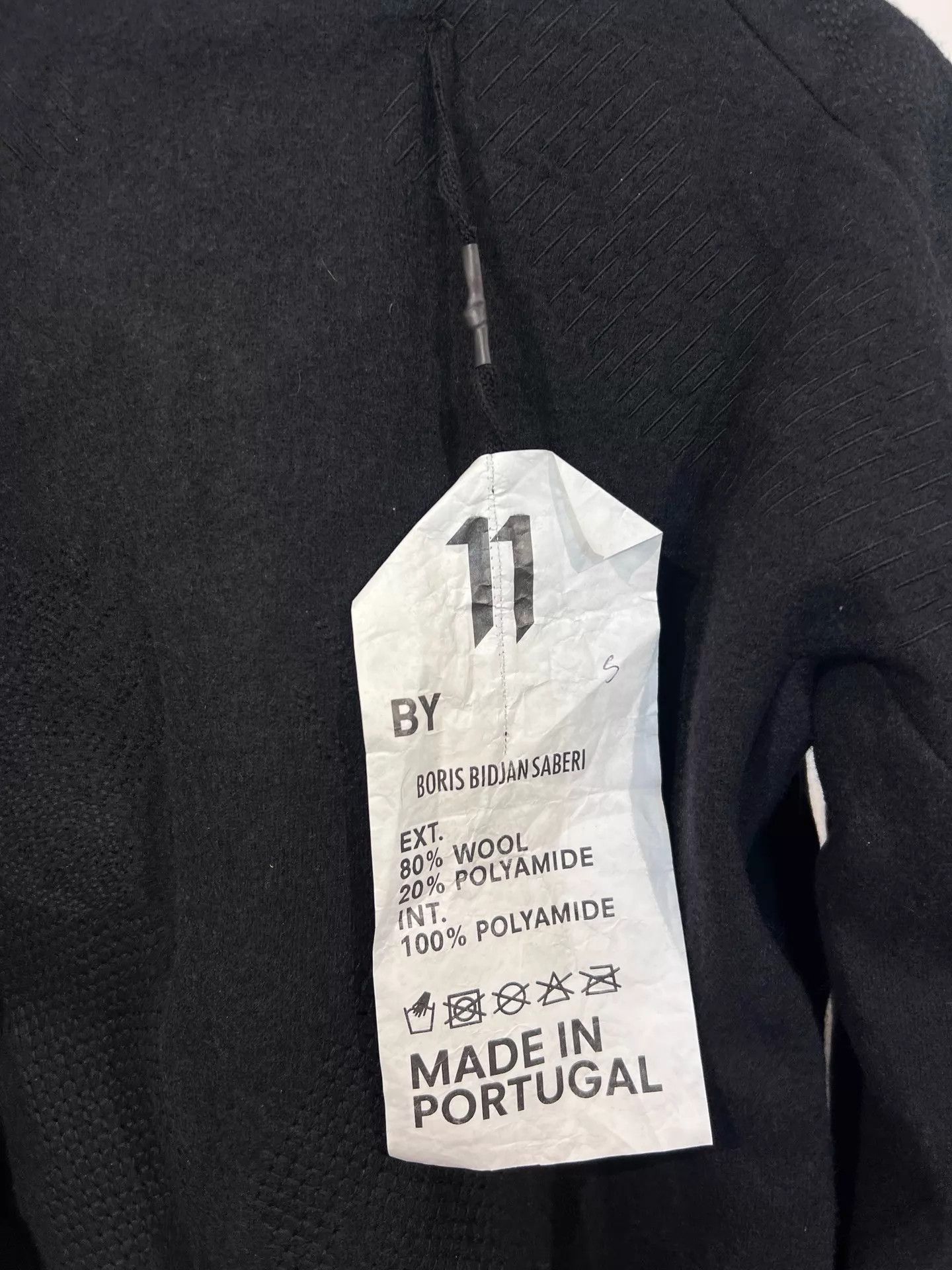 Boris Bidjan Saberi BBS 2-tone embroidered wool blend Ma-1 jacket size S Size US XS / EU 42 / 0 - 8 Thumbnail