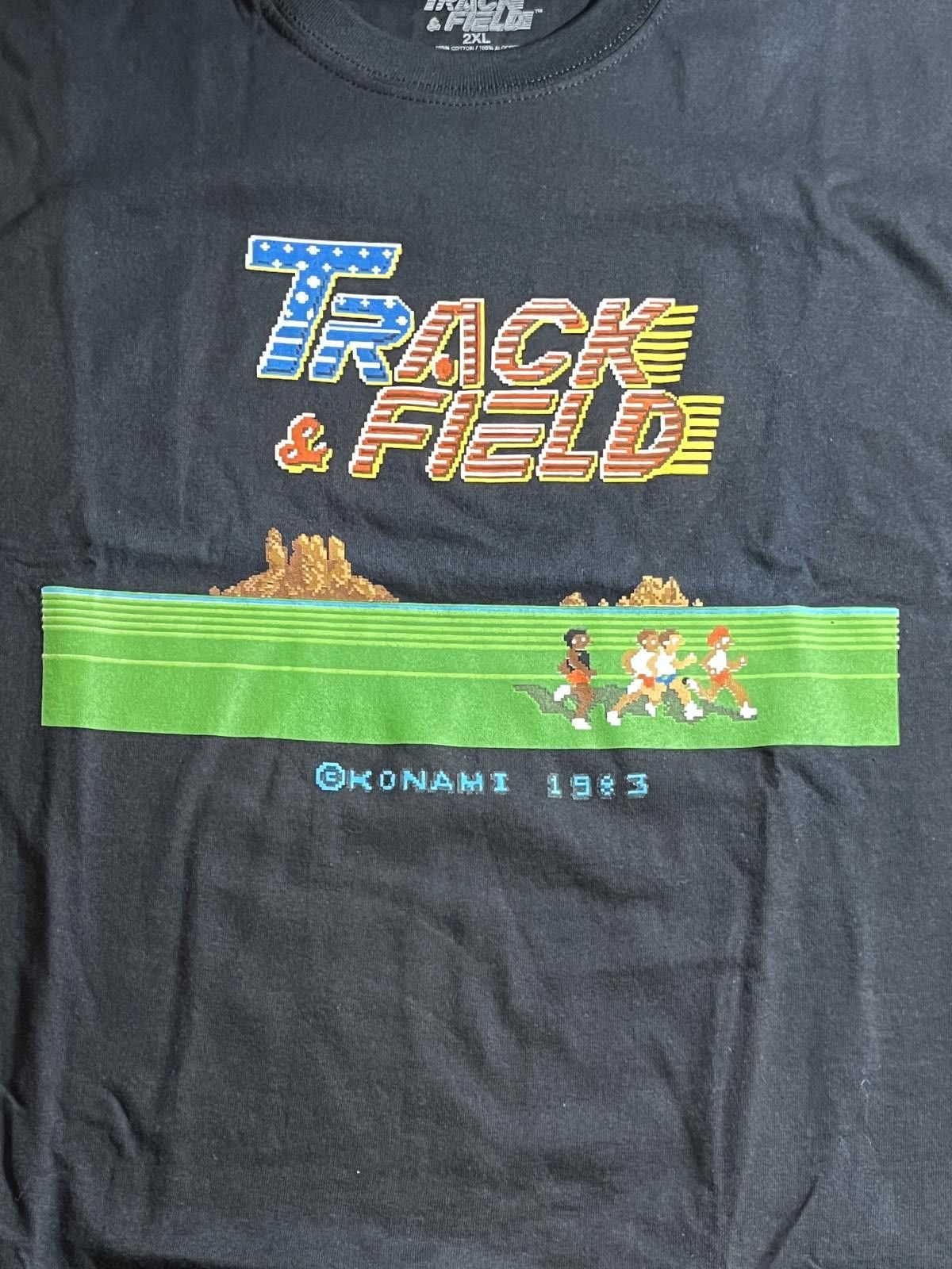 Designer NES 8-Bit Shirt Track & Field - Konami Video Game Tee 2XL Size US XXL / EU 58 / 5 - 3 Thumbnail