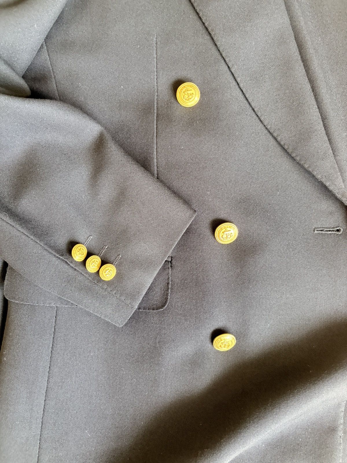 Celine Vintage Céline Paris Suit Jacket Double Breasted Blazer Size 46R - 11 Thumbnail