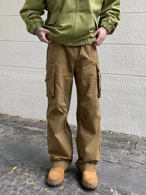 Japanese Brand Retro punk kaki pants Size US 31 - 6 Thumbnail