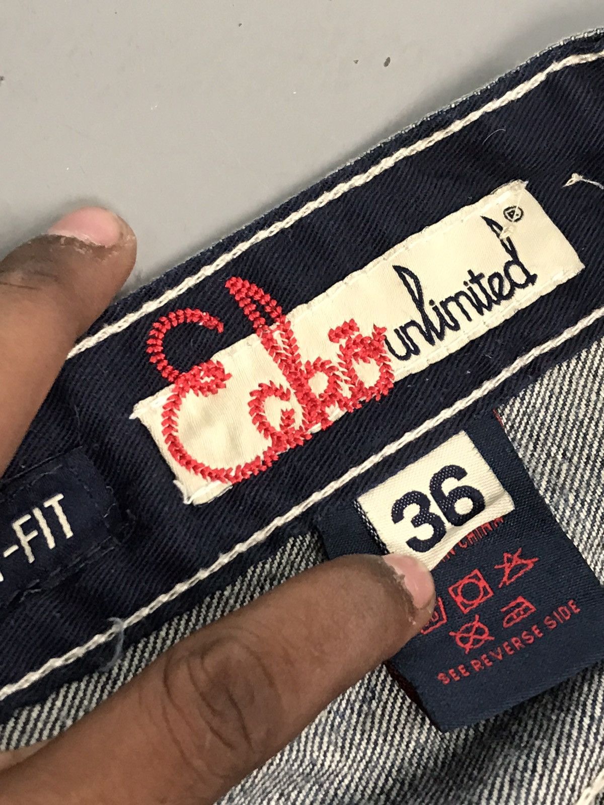 Ecko Unltd. × Vintage Vintage rare ECKO UNLTD snake 🐍 embroidered denim Size US 36 / EU 52 - 7 Thumbnail