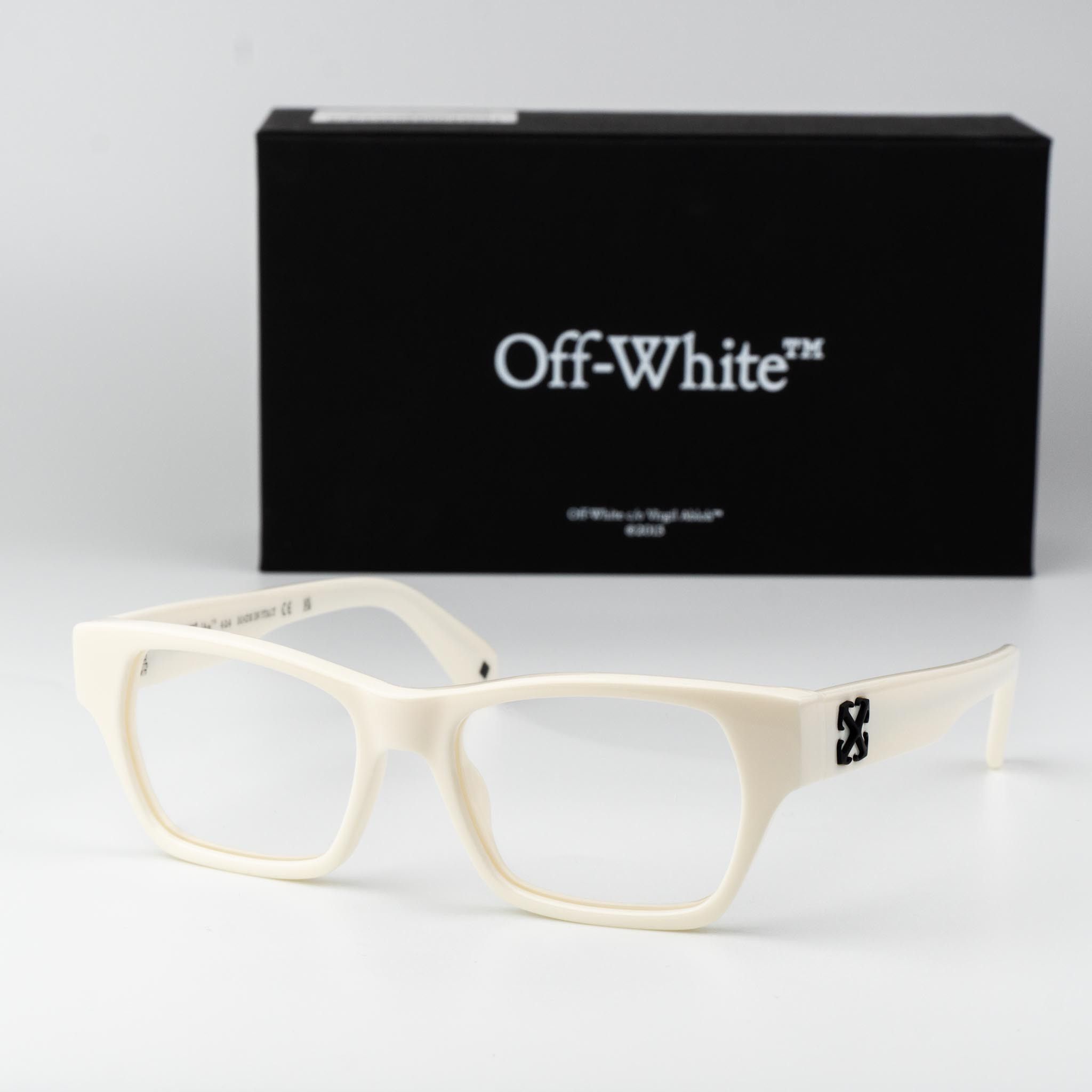 Off-White Off-white optical style 44 eyeglasses silver | Grailed