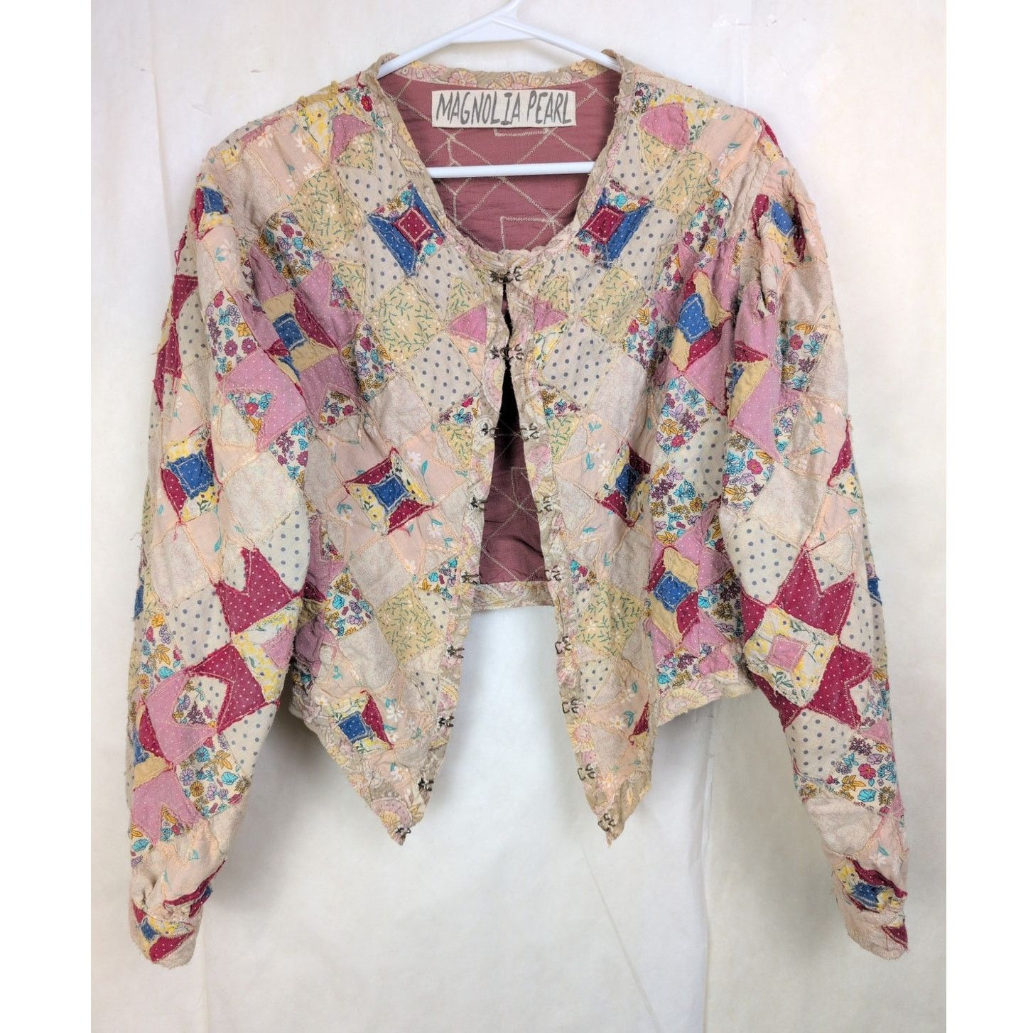 Magnolia Pearl Magnolia Pearl Luisa patchwork quilt jacket Cotton One Size Size ONE SIZE - 3 Thumbnail