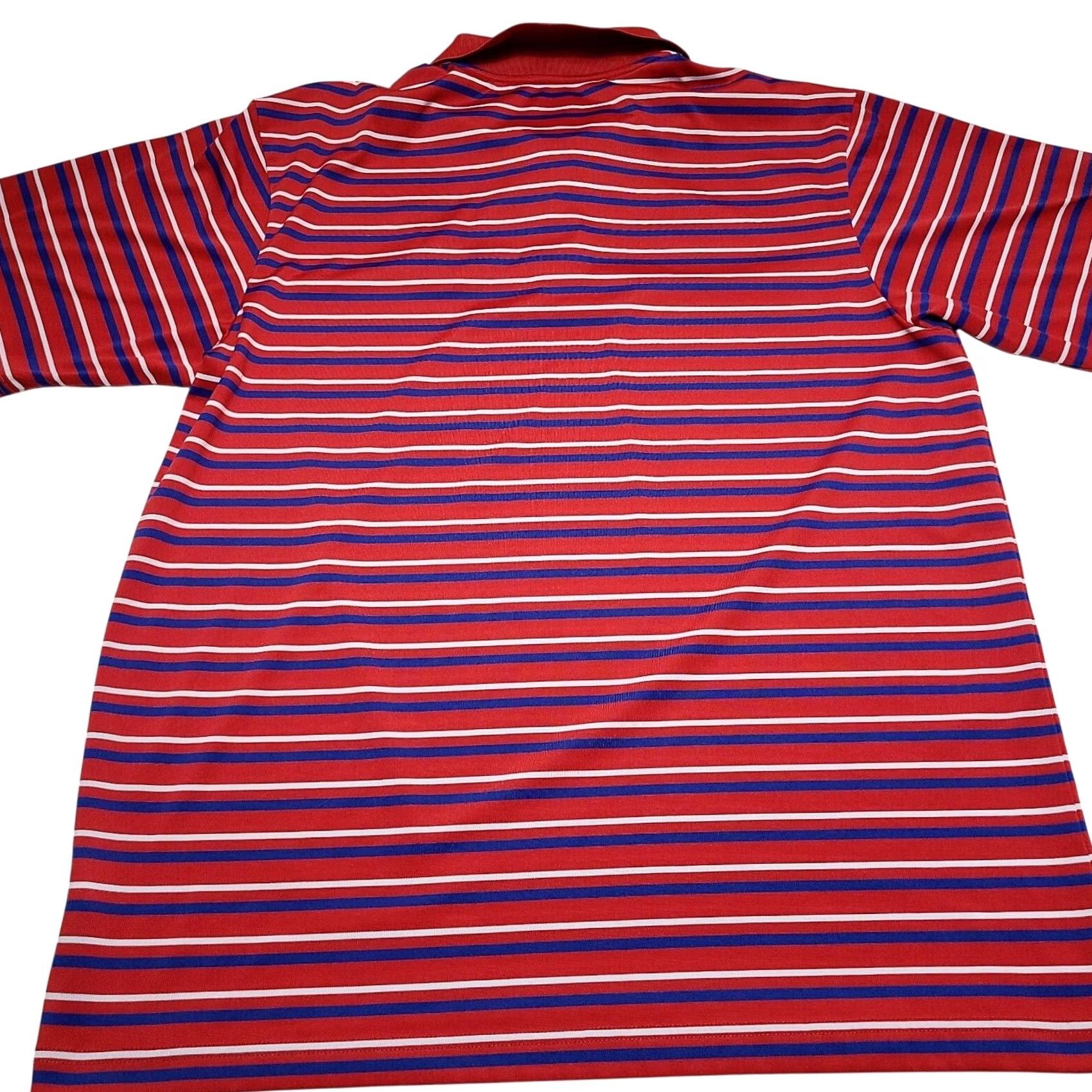 Vintage Majestic Texas Rangers Baseball Polo Men L Red Striped MLB Coolbase Size US L / EU 52-54 / 3 - 2 Thumbnail
