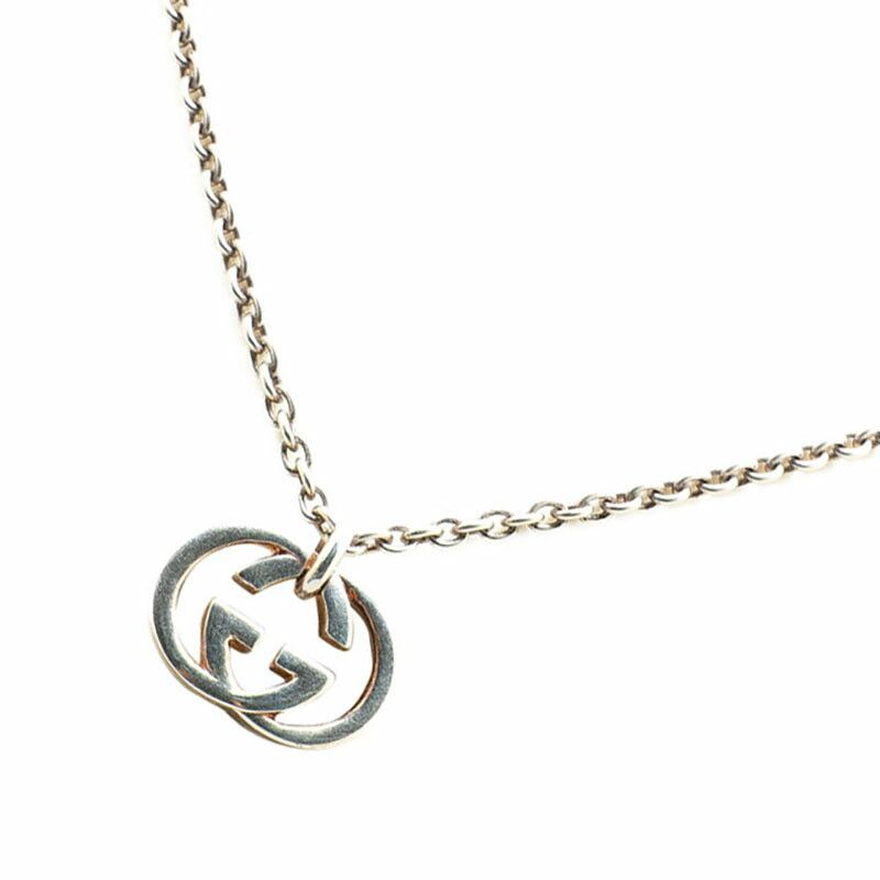 Gucci Gucci Gucci Interlocking G SV925 Necklace Metal Necklace 190484 DUTY FREE for USA Size ONE SIZE - 1 Thumbnail