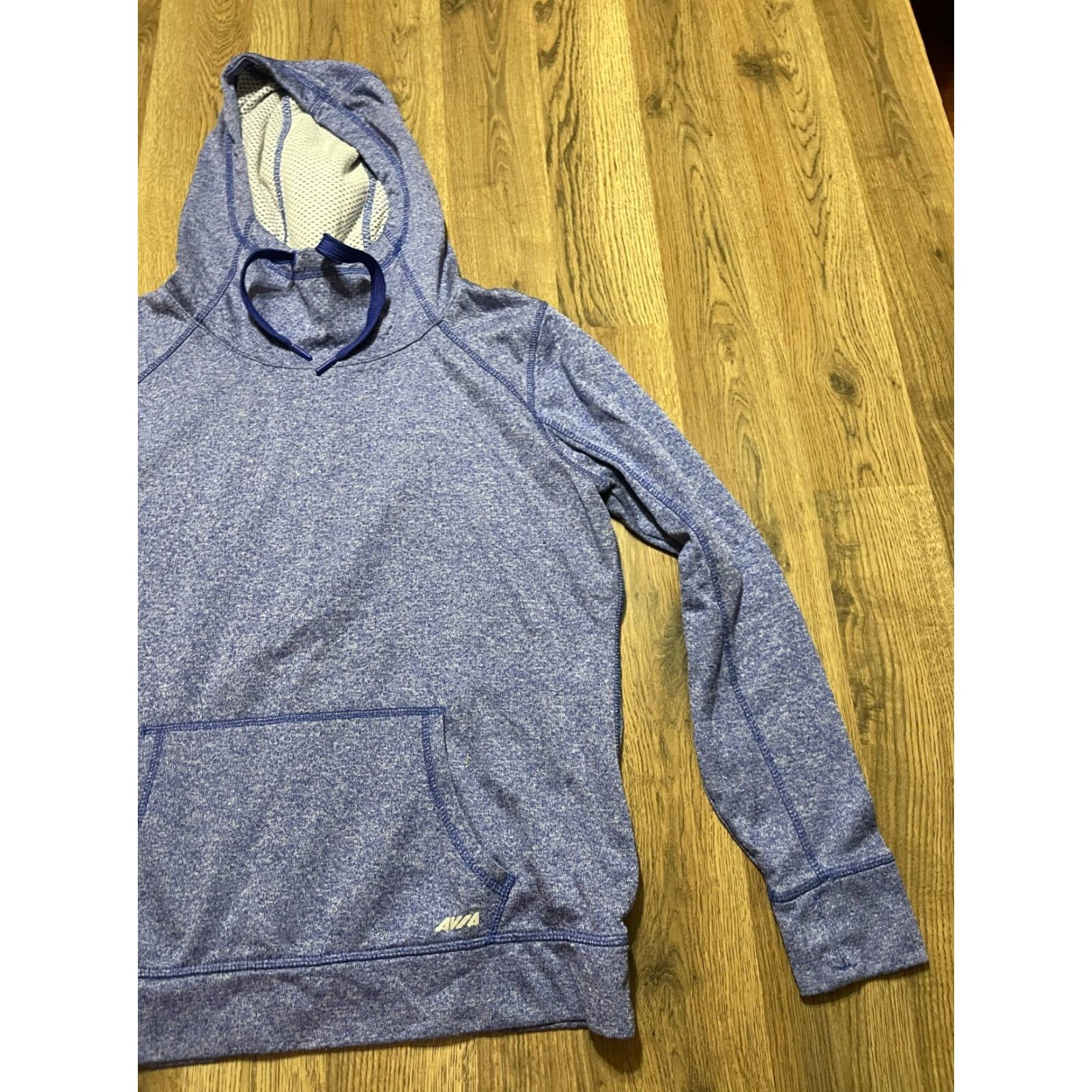 Avia Avia Hoodie Womens XL Blue Pullover Drawstring Pocket Size XL / US 12-14 / IT 48-50 - 3 Thumbnail