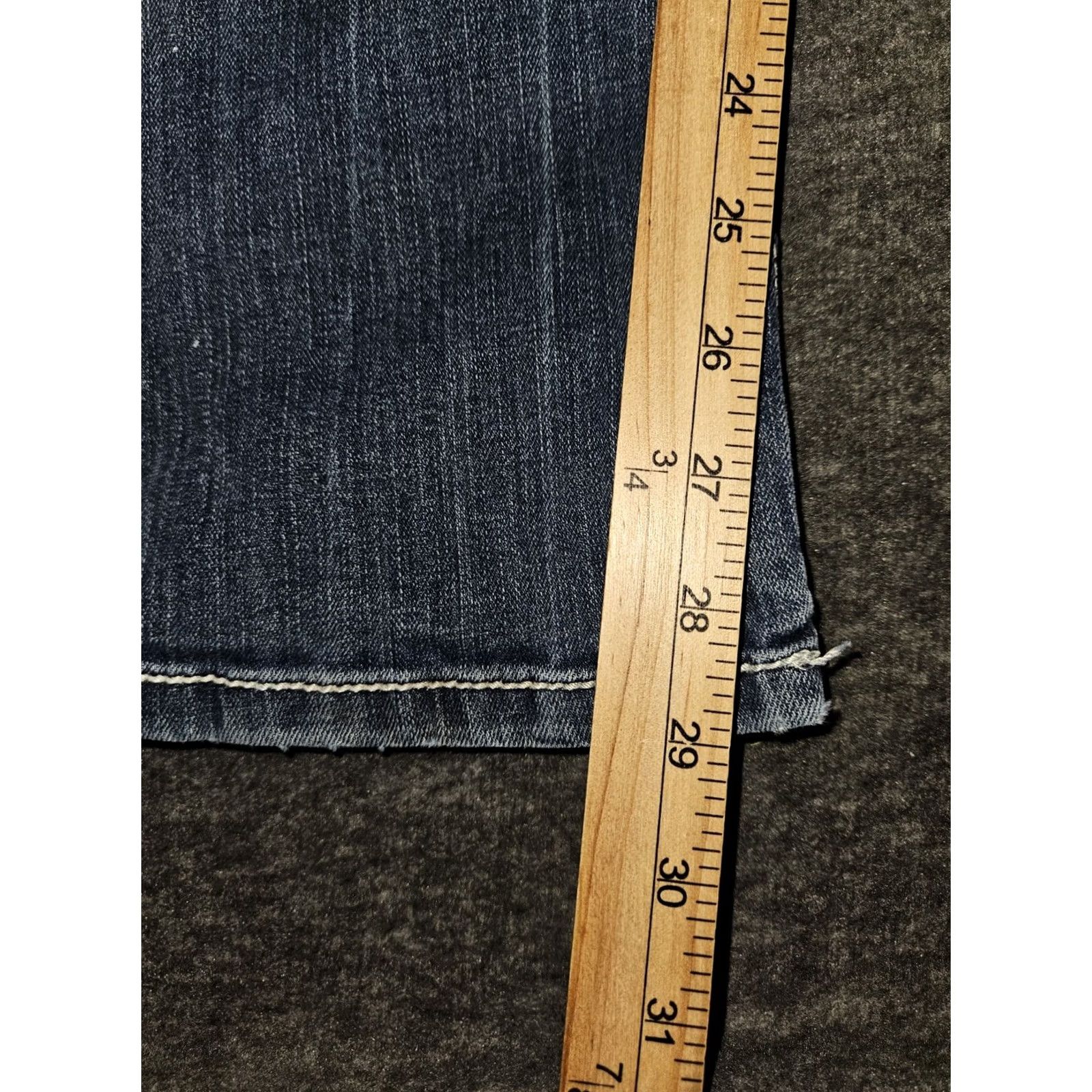 BKE BKE Harper Bootcut Jeans Womens 26 Regular Bootcut Blue Embroidered Low Rise 29in Inseam Denim Stretch N/A Size 26" / US 2 / IT 38 - 6 Thumbnail