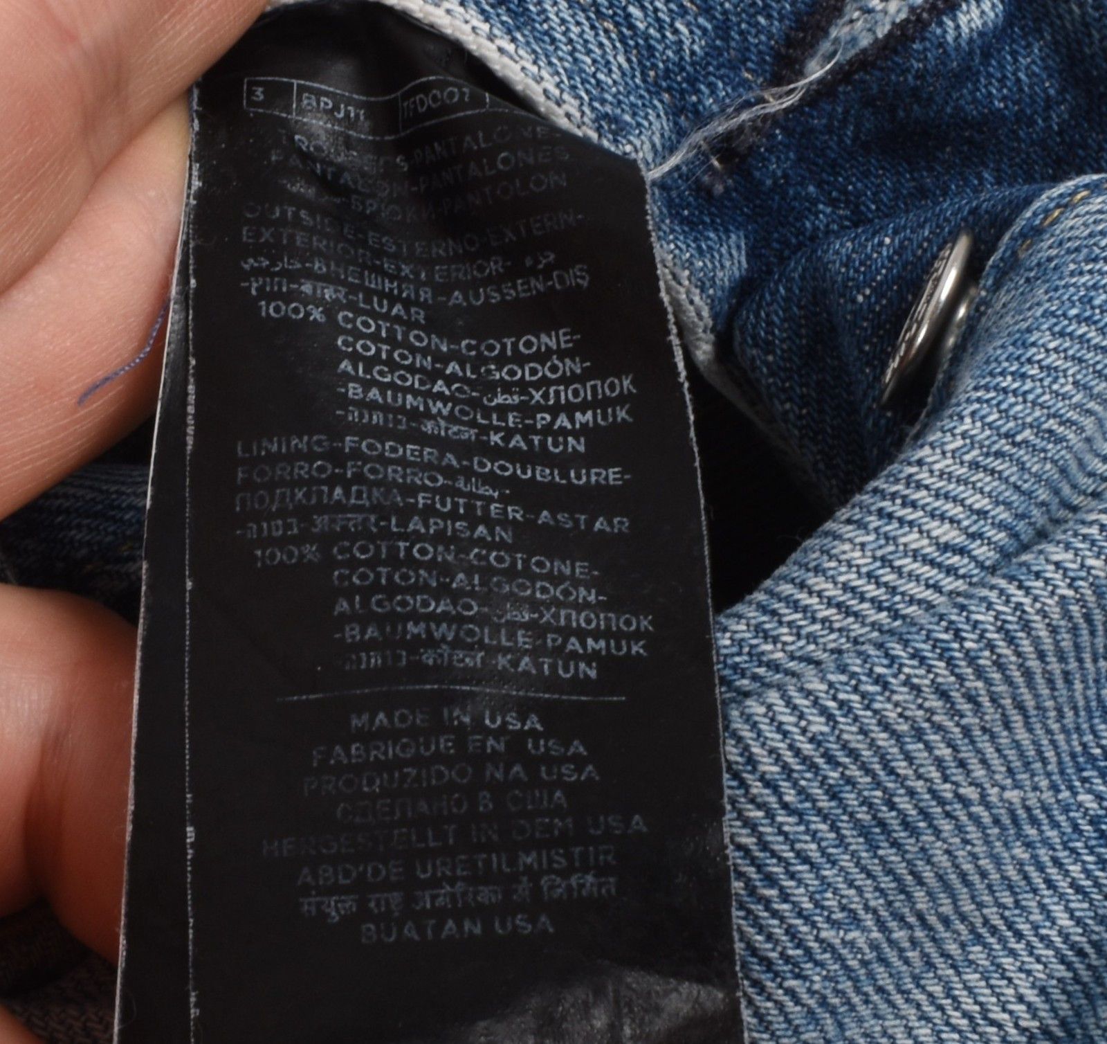 Tom Ford Tom Ford Men Jeans Slim Fit selvedge strong Size 31, S2096 Size US 31 - 10 Thumbnail