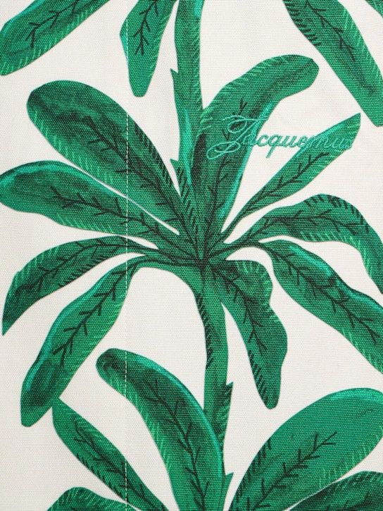 Jacquemus o1lsvrm0425 Jean Cotton Printed SS Shirt in Beige/Green Size US S / EU 44-46 / 1 - 5 Thumbnail