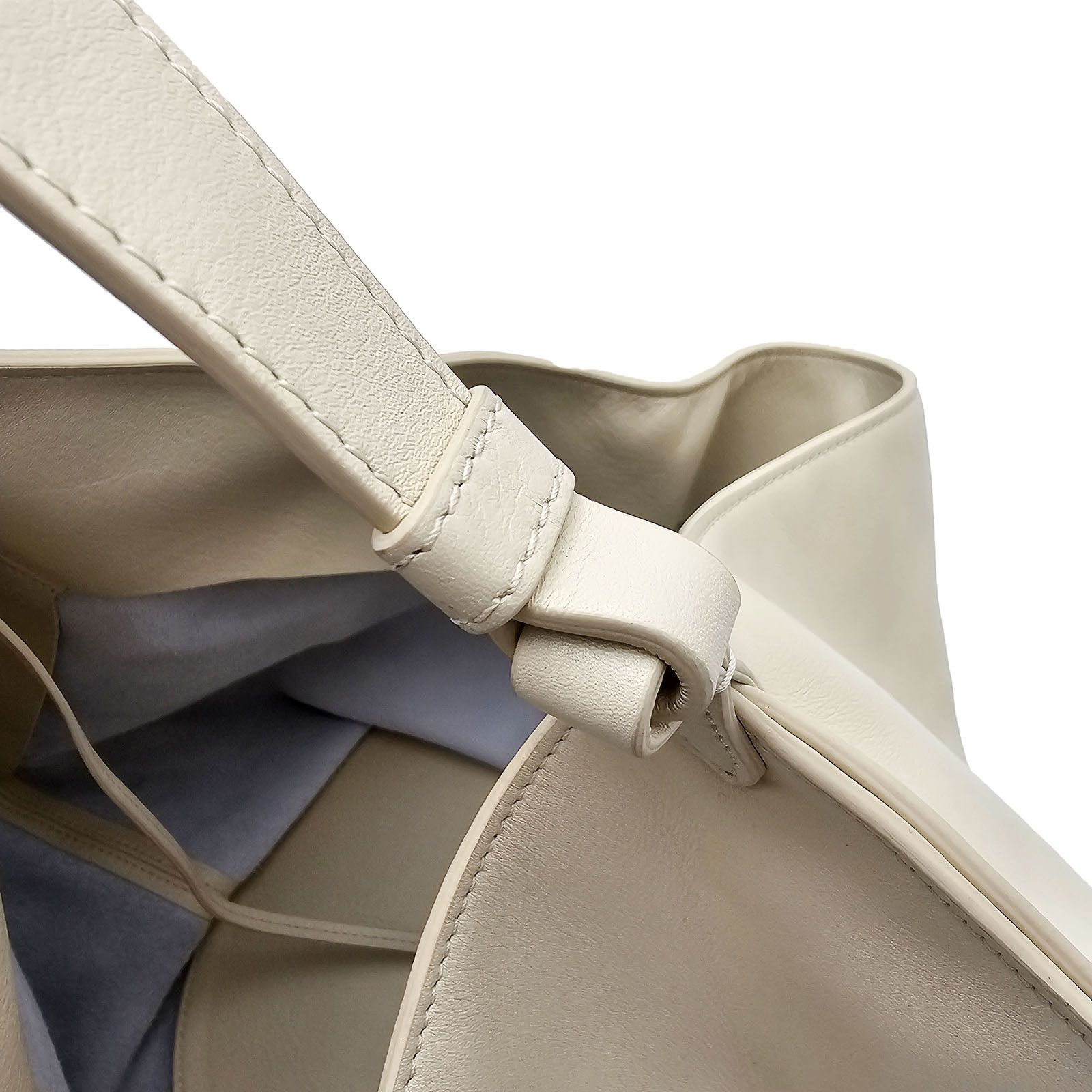 KHAITE KHAITE Lotus Large Tote Ivory Smooth Calfskin Leather Size ONE SIZE - 15 Thumbnail