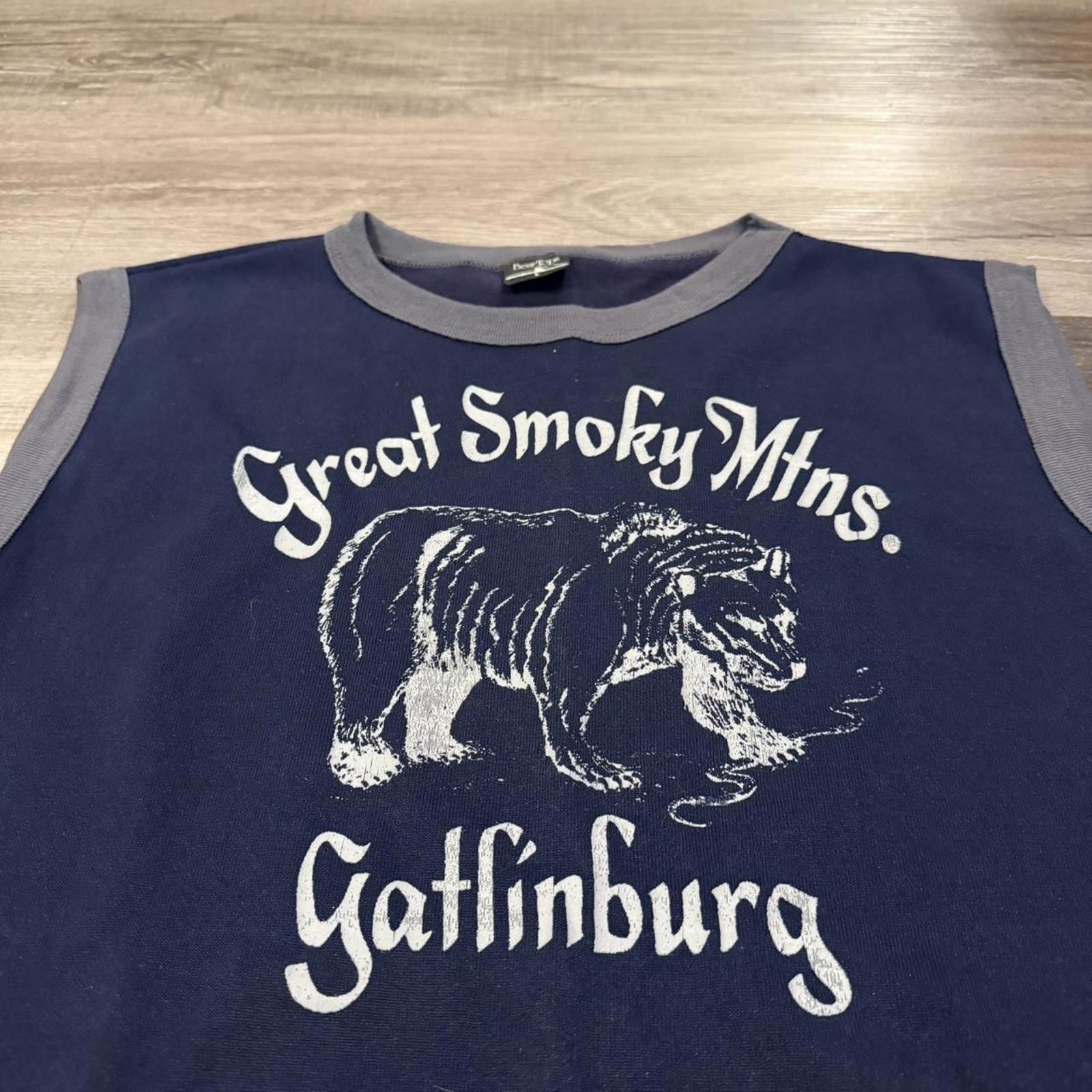 Other Vintage great Smokey mountains gatlinburg tank top shirt 80s Size US L / EU 52-54 / 3 - 2 Thumbnail