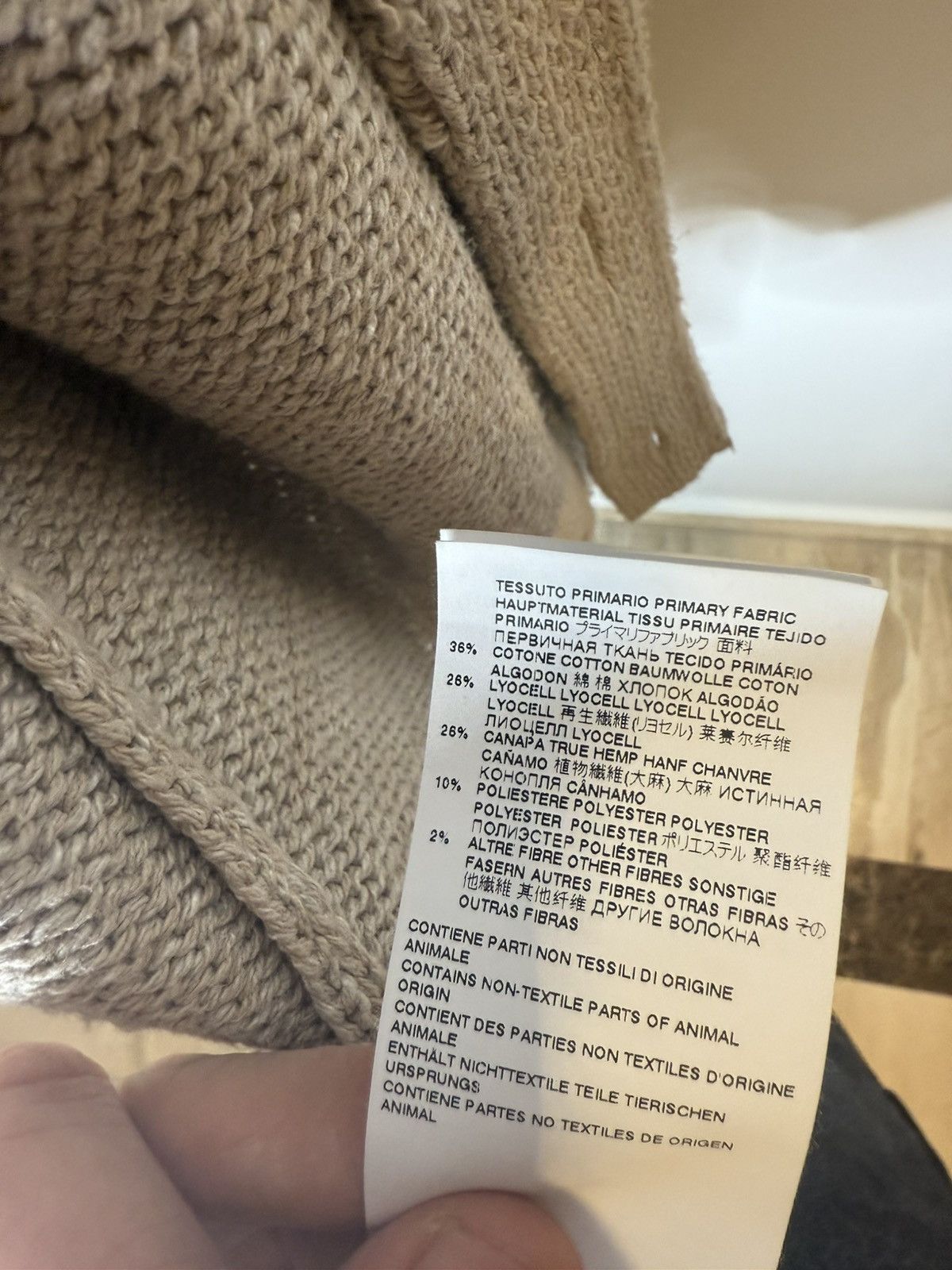 Maison Margiela Margiela 2022 distressed knit cardigan Size US L / EU 52-54 / 3 - 6 Thumbnail