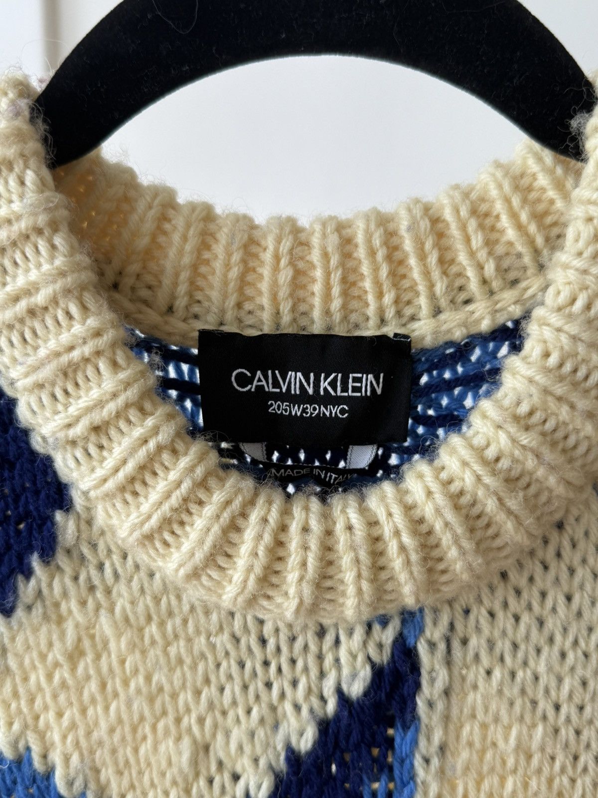 Calvin Klein 205W39NYC CK205W39NYC by Raf 18FW Star Knit Sweater Size US S / EU 44-46 / 1 - 3 Thumbnail