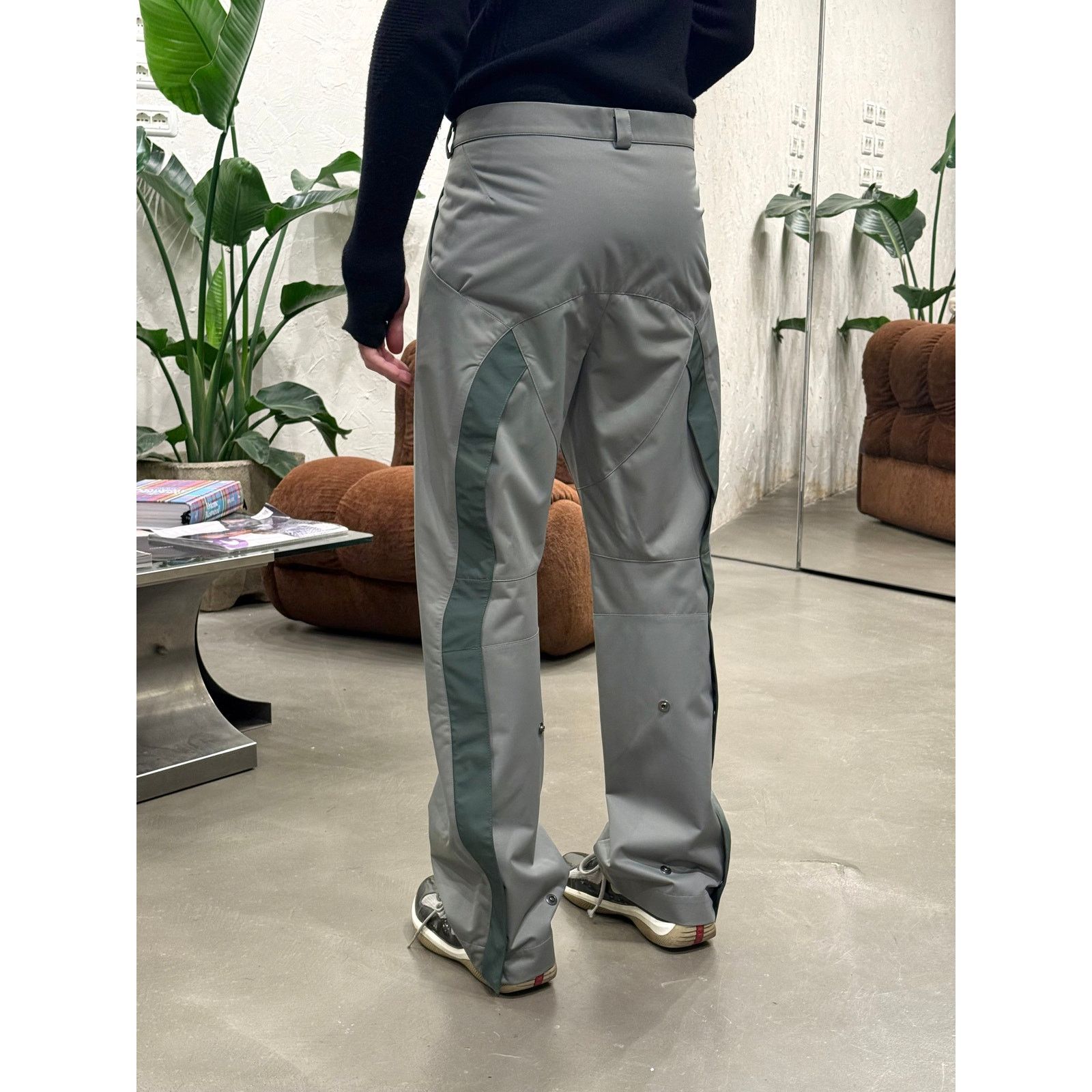Kiko Kostadinov A/W2018 Kiko Kostadinov Gaetan contrast strap runway pants Size US 34 / EU 50 - 2 Thumbnail