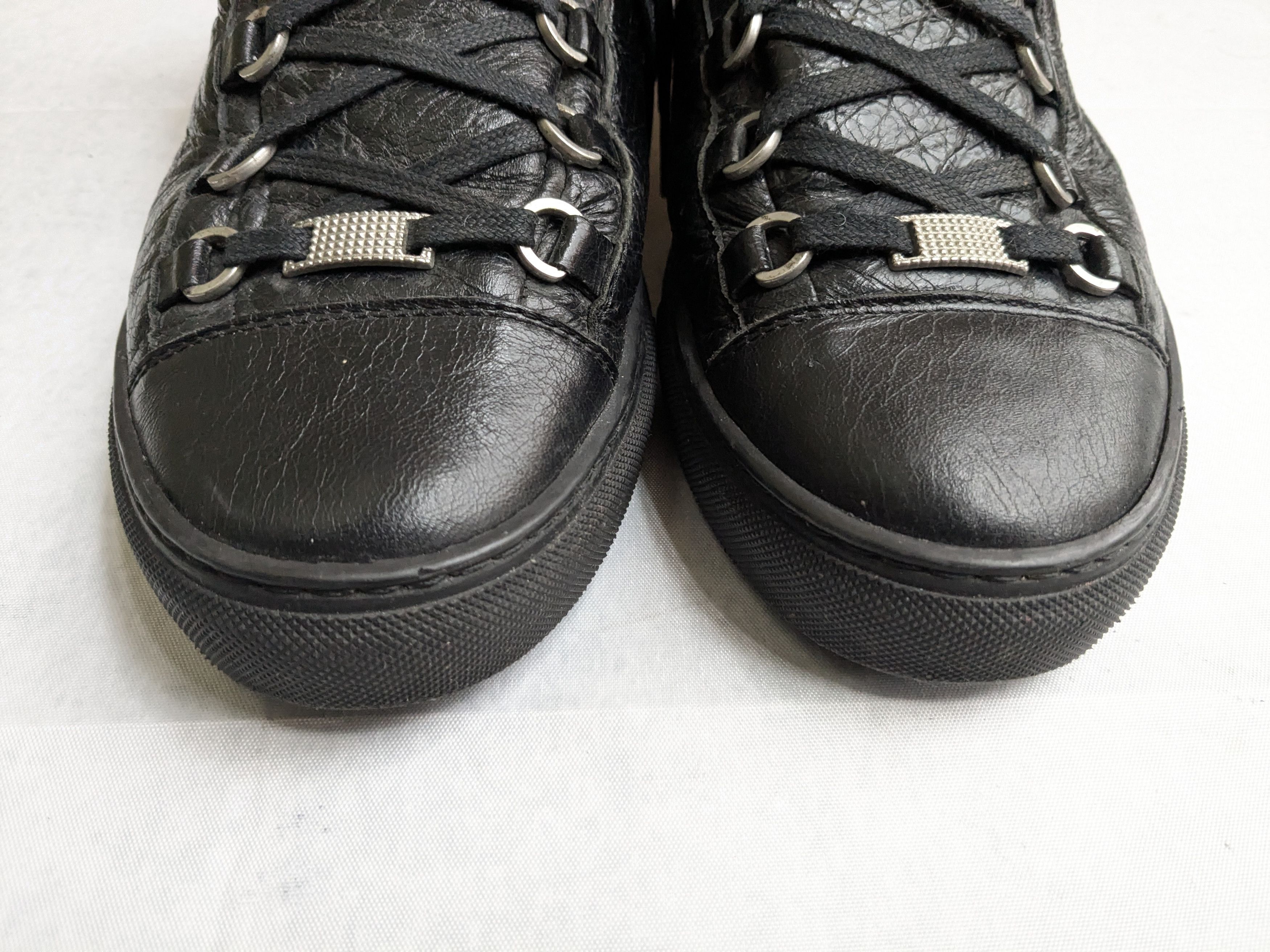Balenciaga Balenciaga Arena Sneakers Black 10 Leather High Tops Size US 10 / EU 43 - 5 Thumbnail