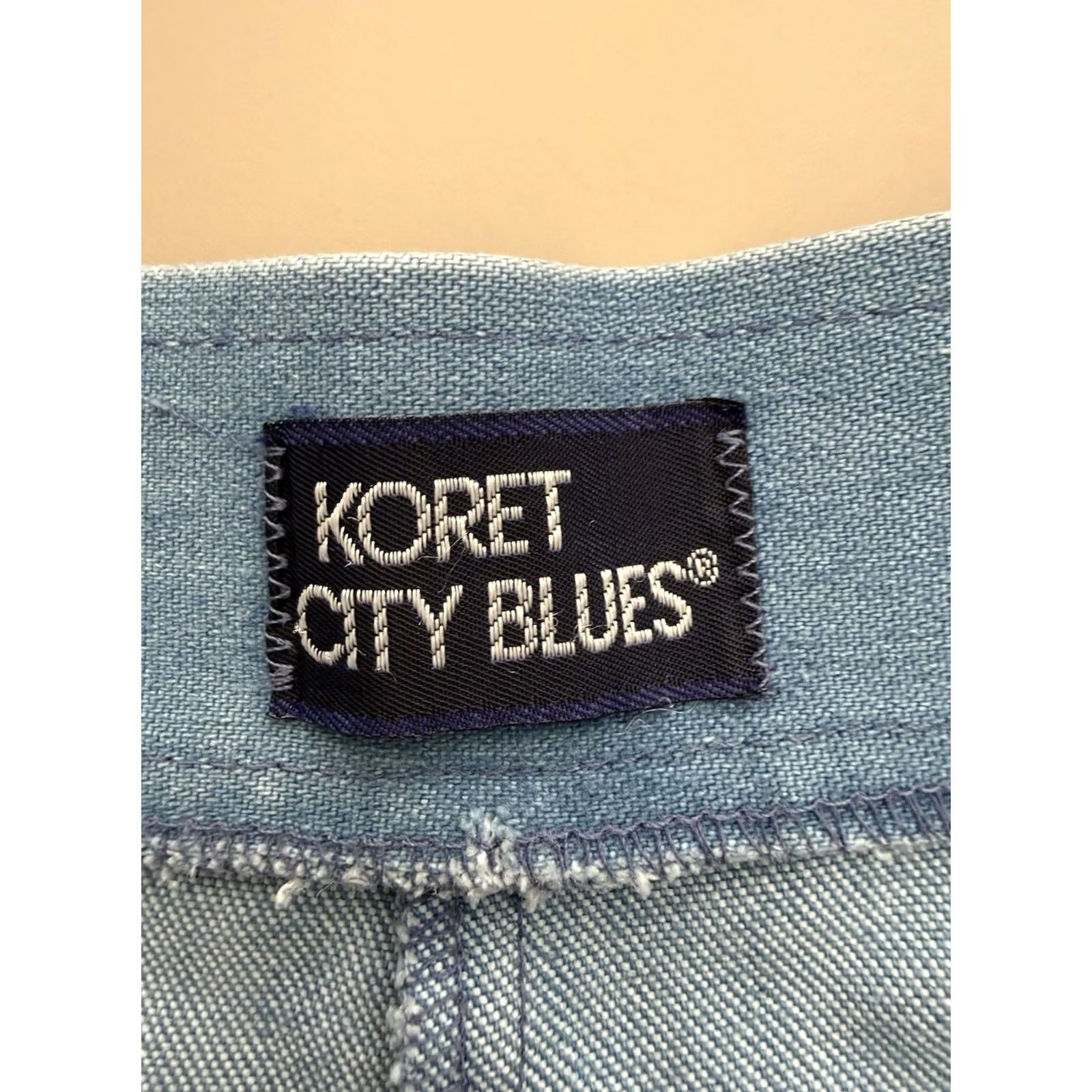 Vintage VINTAGE Koret Jeans Womens 16 Blues Light Wash High Waisted Bareback 70s 80s Size 38" / US 16 / IT 52 - 5 Thumbnail