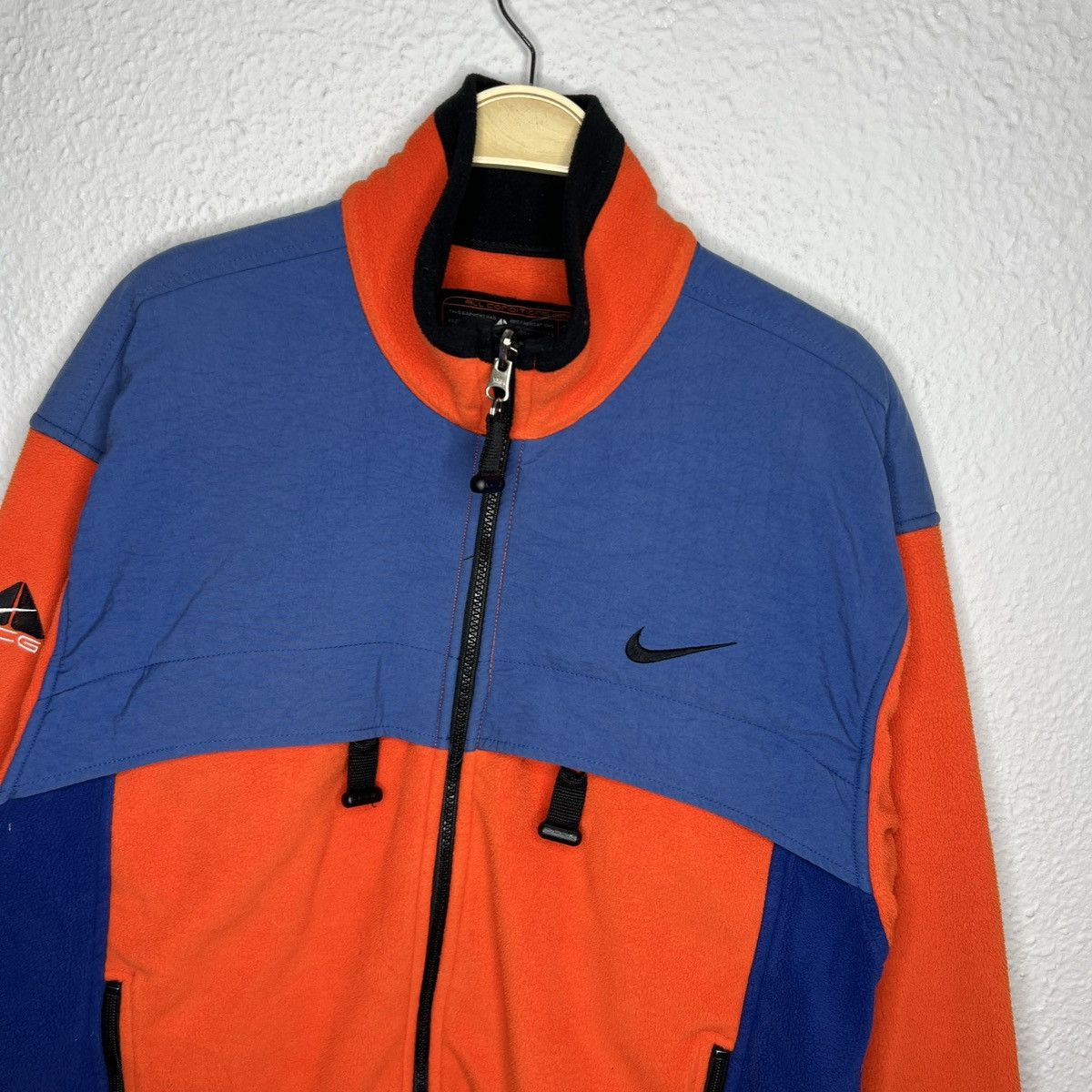 Nike Vintage Nike ACG Jacket Fleece Sweatshirt Zip Logo Orange Size US M / EU 48-50 / 2 - 5 Thumbnail