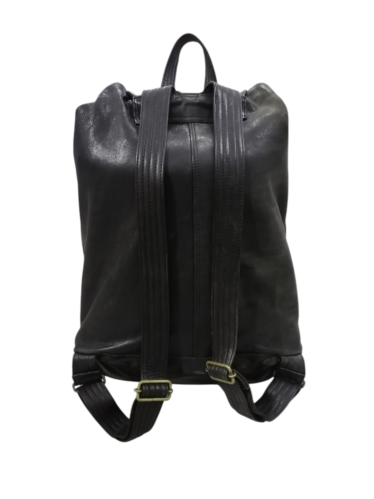Genuine Leather × Porter Vintage Porter Japan Patina Leather Rucksack Bagpack Size ONE SIZE - 4 Thumbnail