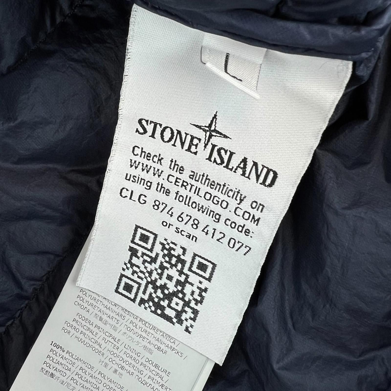 Stone Island Stone Island Navy Padded Overshirt Jacket Size US L / EU 52-54 / 3 - 8 Thumbnail