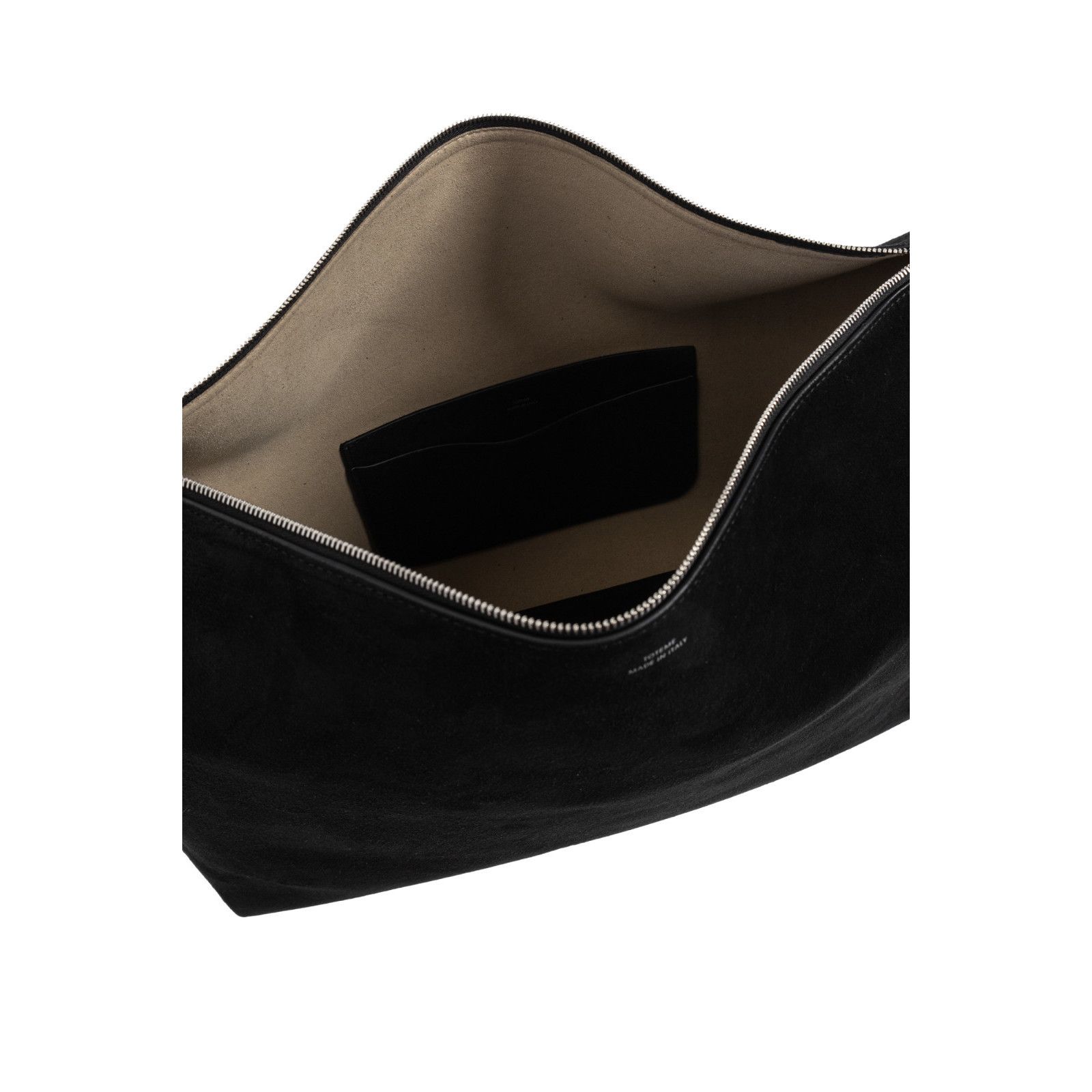 Toteme TOTEME Bevel Black Suede Shoulder Bag New & Authentic Size ONE SIZE - 4 Thumbnail