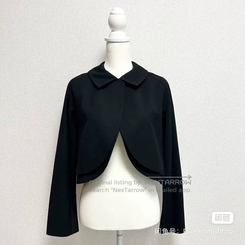 Comme des Garcons Comme des Garcons Double hem thin wool short coat Size S / US 4 / IT 40 - 1 Thumbnail