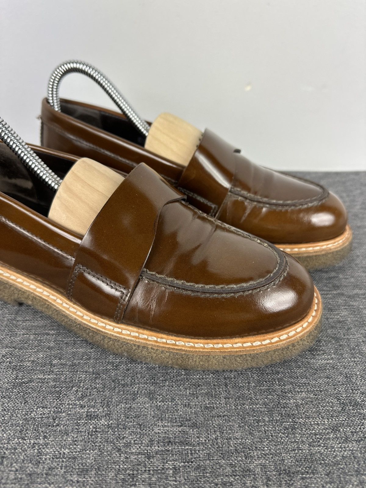 AGL AGL Attilio Giusti Leombruni Patent Leather Loafers Women’s Size US 6 / IT 36 - 3 Thumbnail