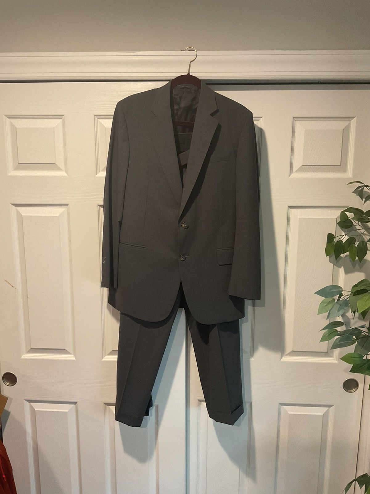 Brooks Brothers Brooks Brothers Madison BrooksCool Full Canvas Gray 2pc Suit Size 40R - 2 Thumbnail