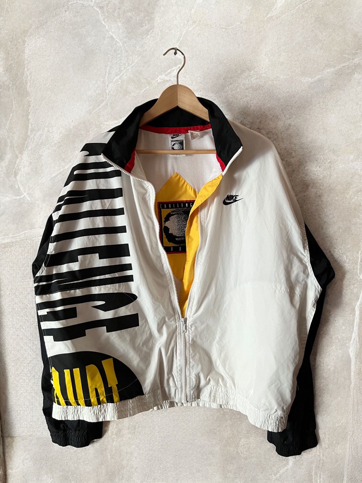 Nike × Vintage NIKE COURT VINTAGE 90s NYLON LOGO TRACK JACKET BOMBER Y2k Size US M / EU 48-50 / 2 - 3 Thumbnail