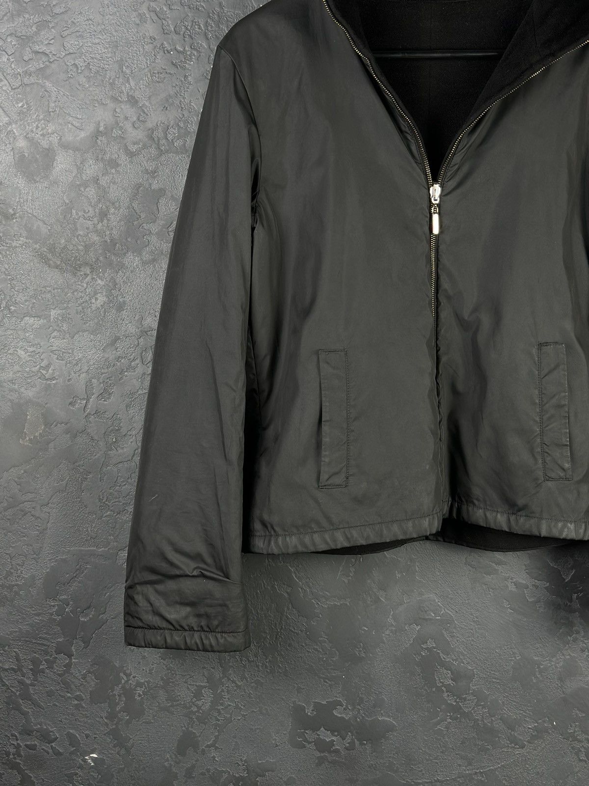 Max Mara Max Mara Womens Nylon & Cashmere Bilateral Jacket Size: L Size L / US 10 / IT 46 - 3 Thumbnail